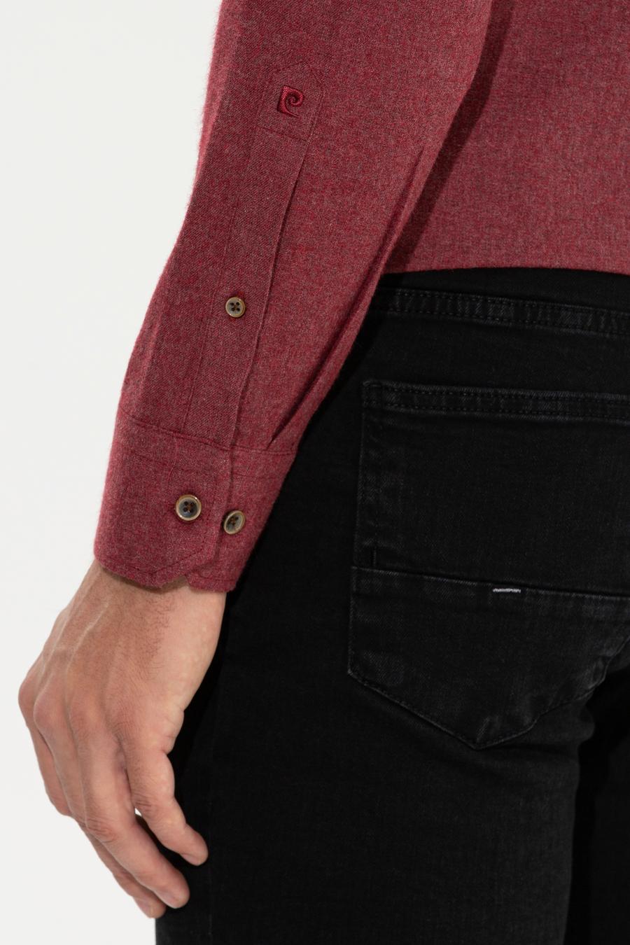 Bordo Regular Fit Gömlek_6