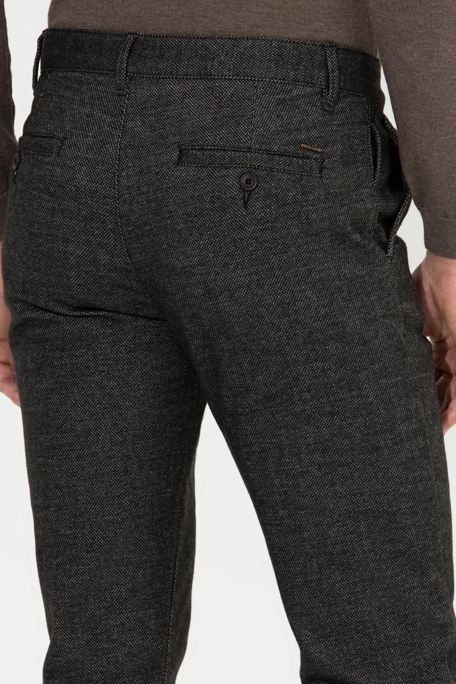 Antrasit Slim Fit Chino Pantolon_6