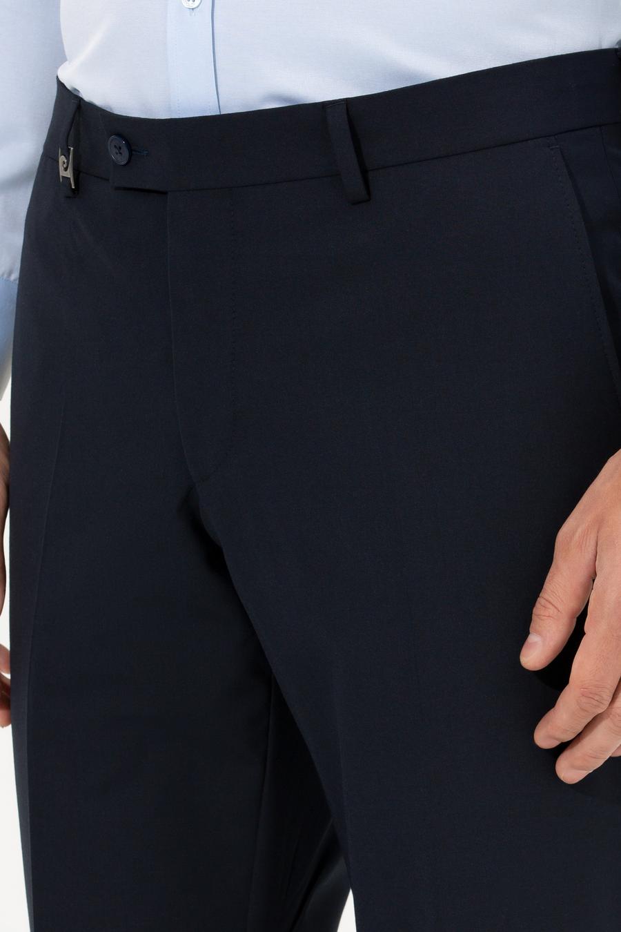 Lacivert Slim Fit Pantolon_5