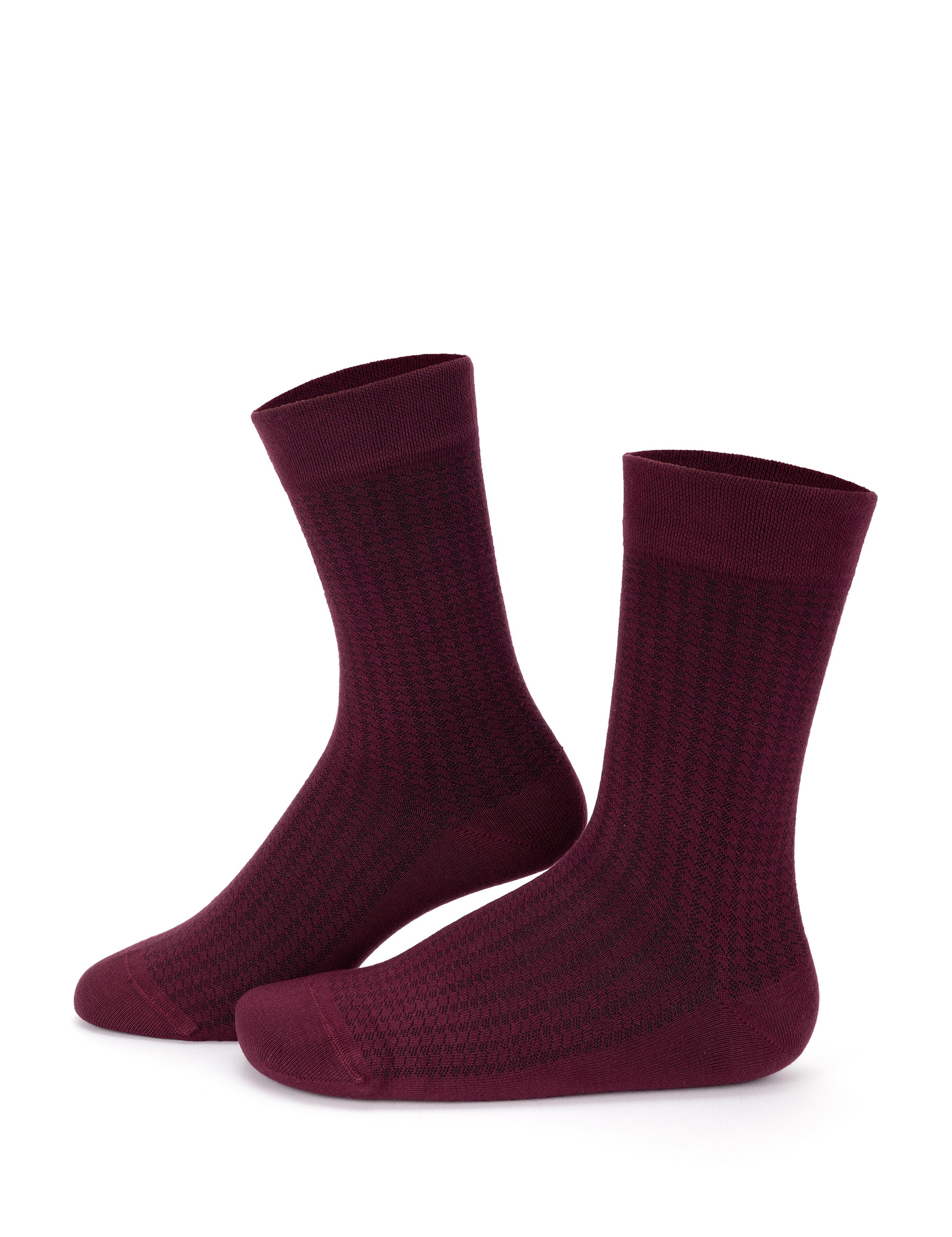 Erkek Bordo Çorap