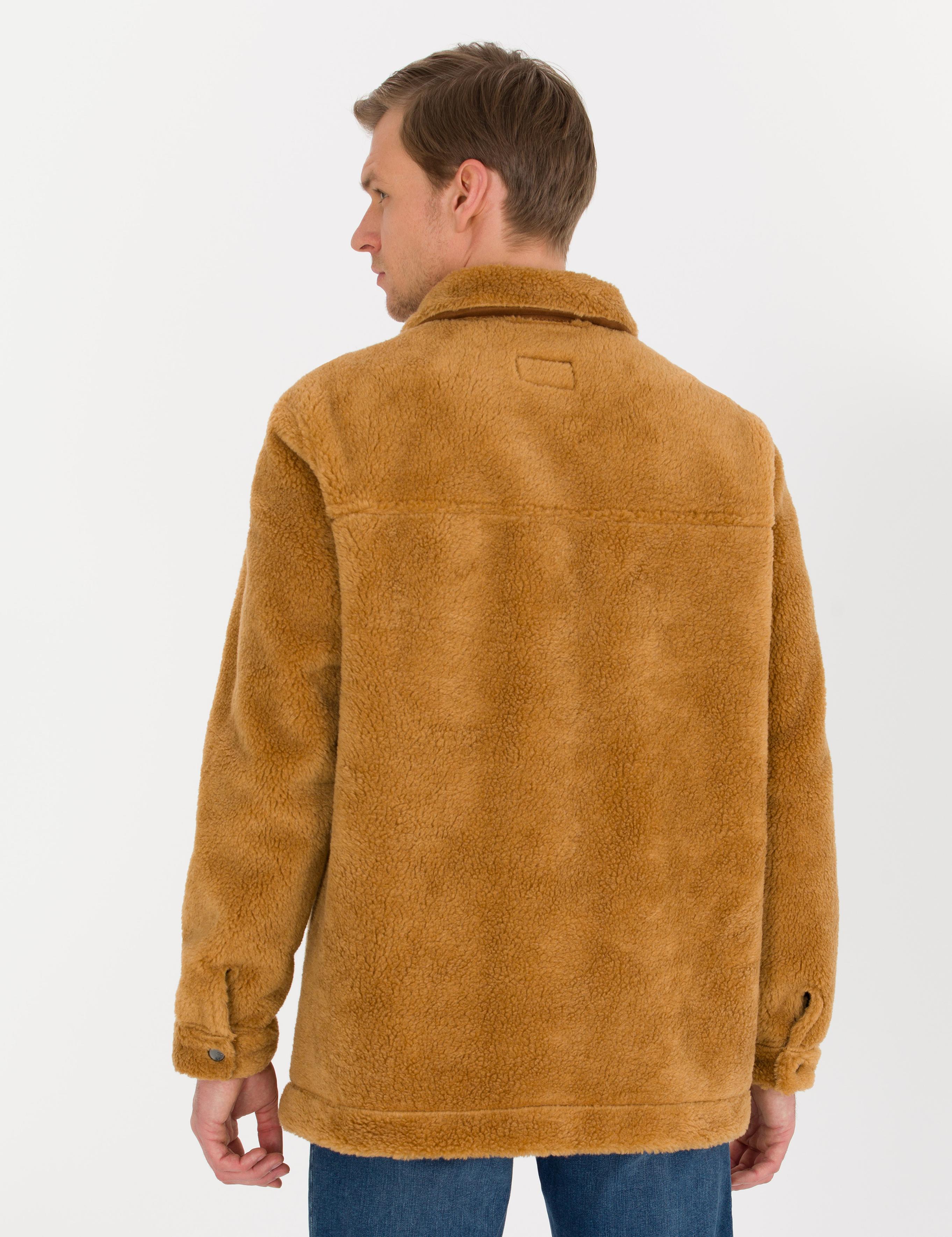 Camel Deri Ceket
