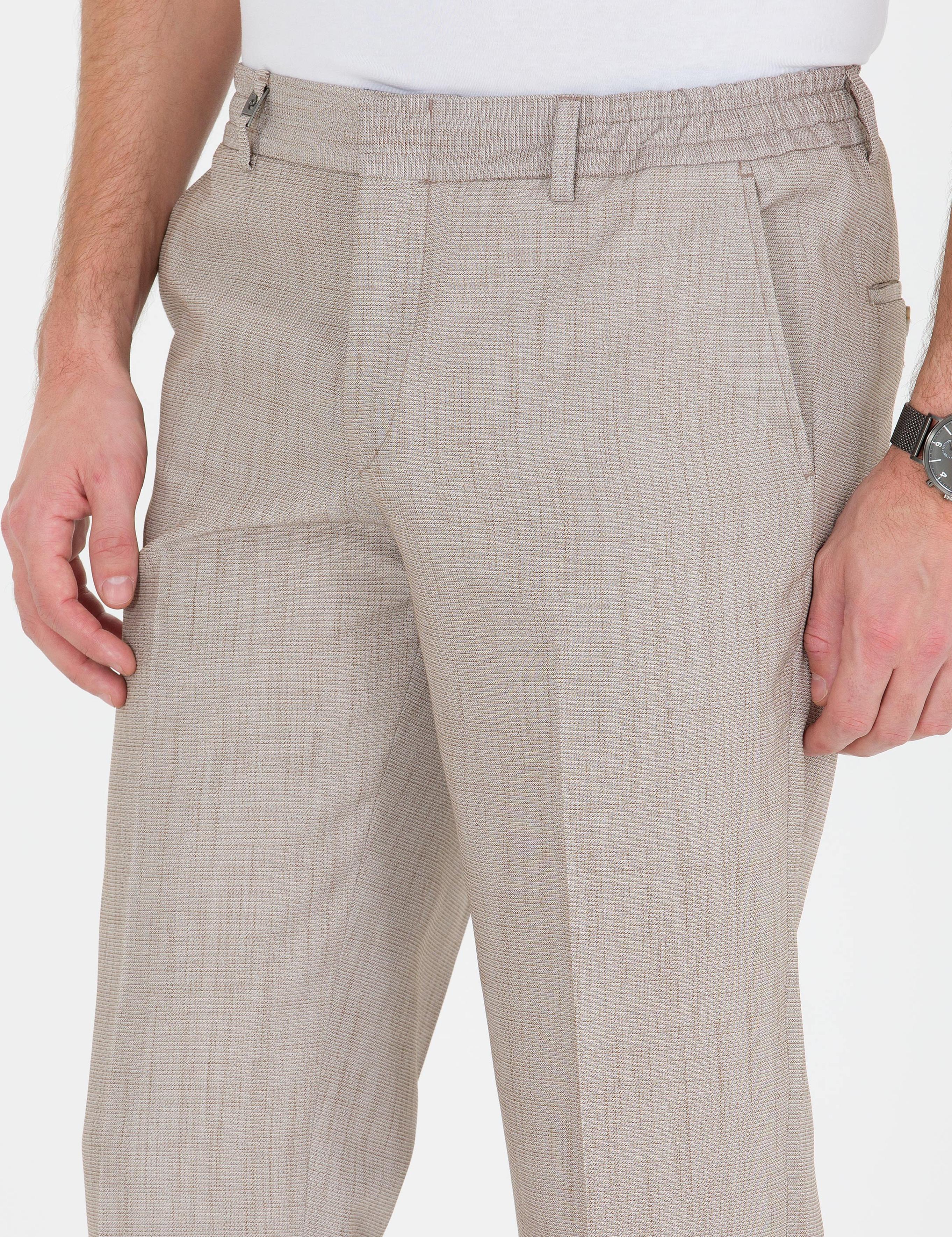 Açık Kahverengi Ex. Slim Fit Kumaş Pantolon