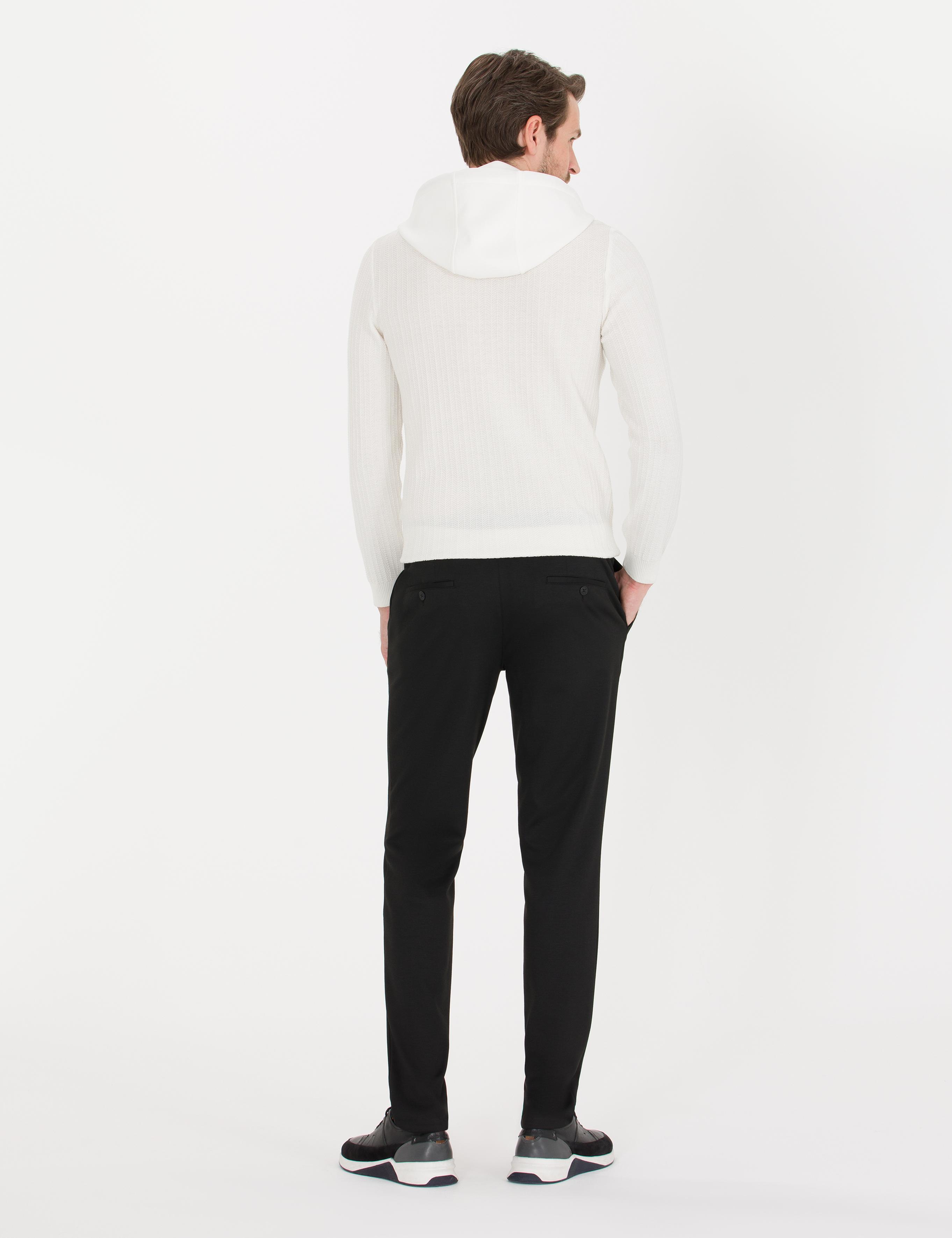 Siyah Ex. Slim Fit Kumaş Pantolon