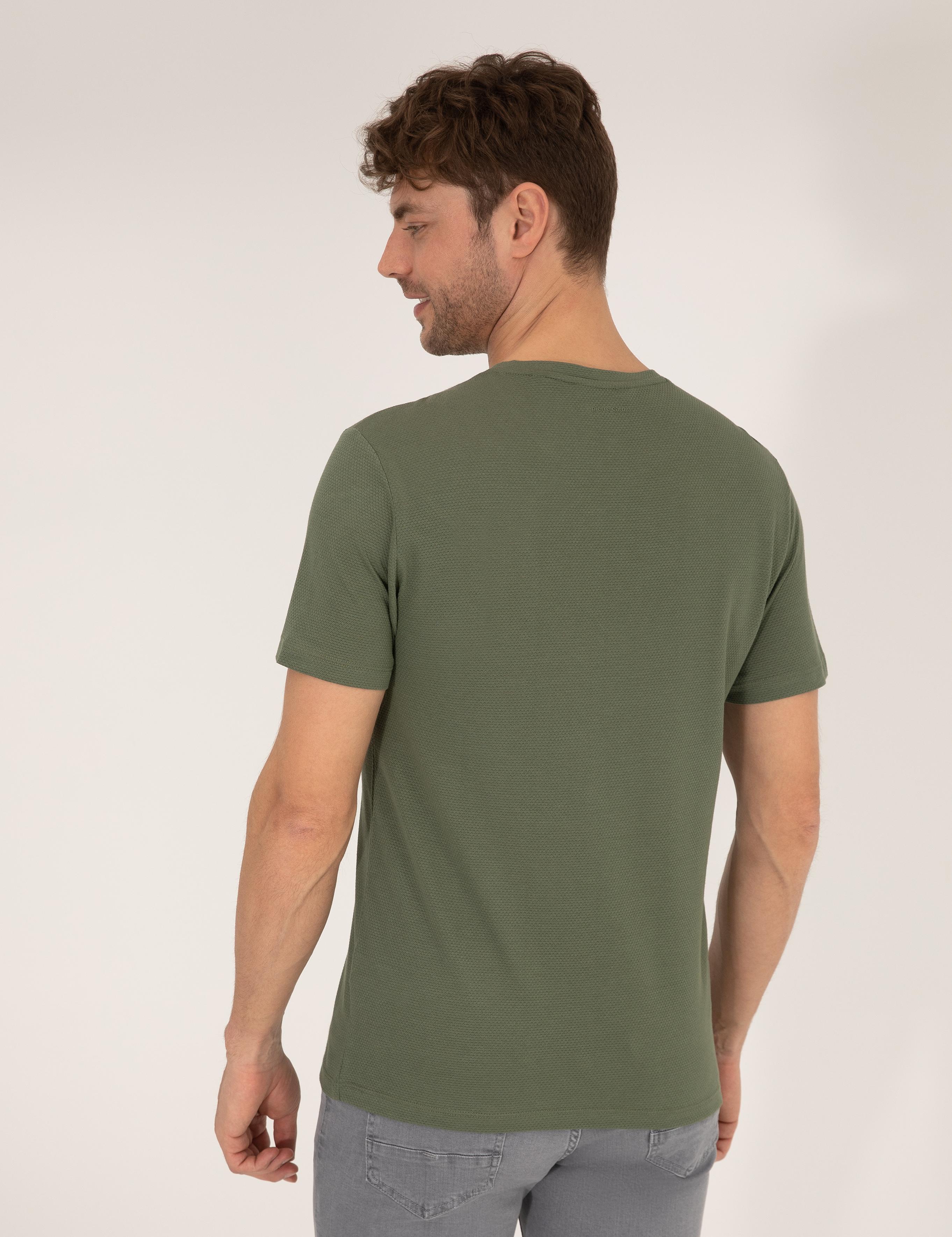 Haki Slim Fit Basic Tişört