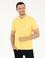 Açık Sarı Slim Fit Polo Yaka Basic Tişört