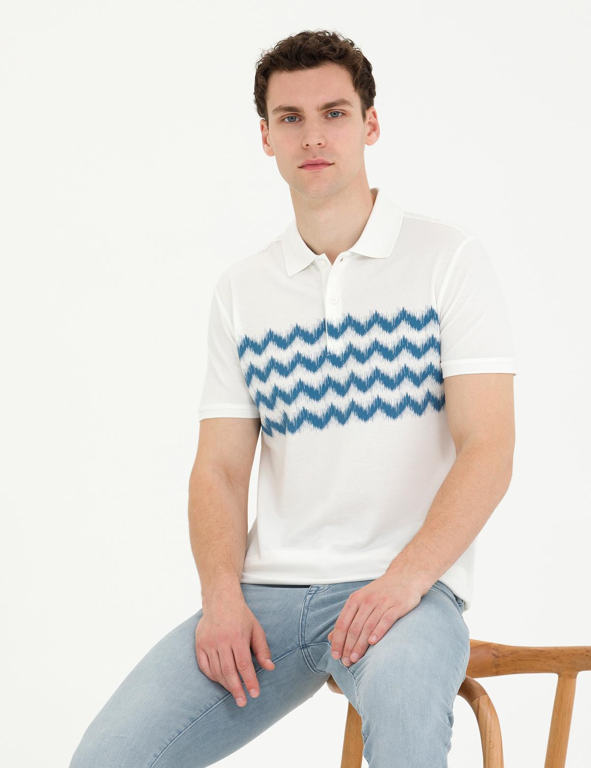 Koyu Mavi Slim Fit Tişört