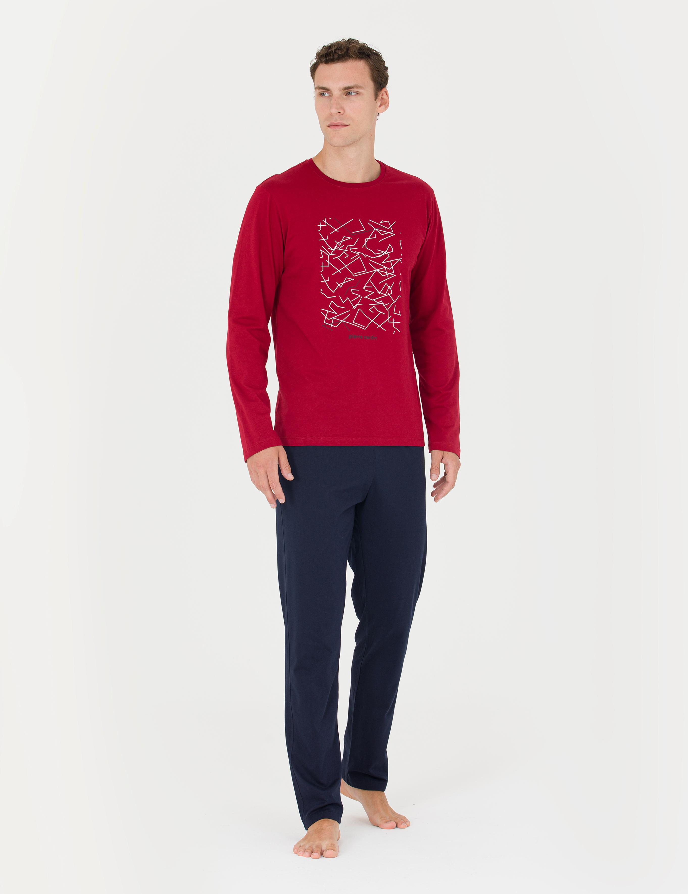 Bordo Pijama Takımı
