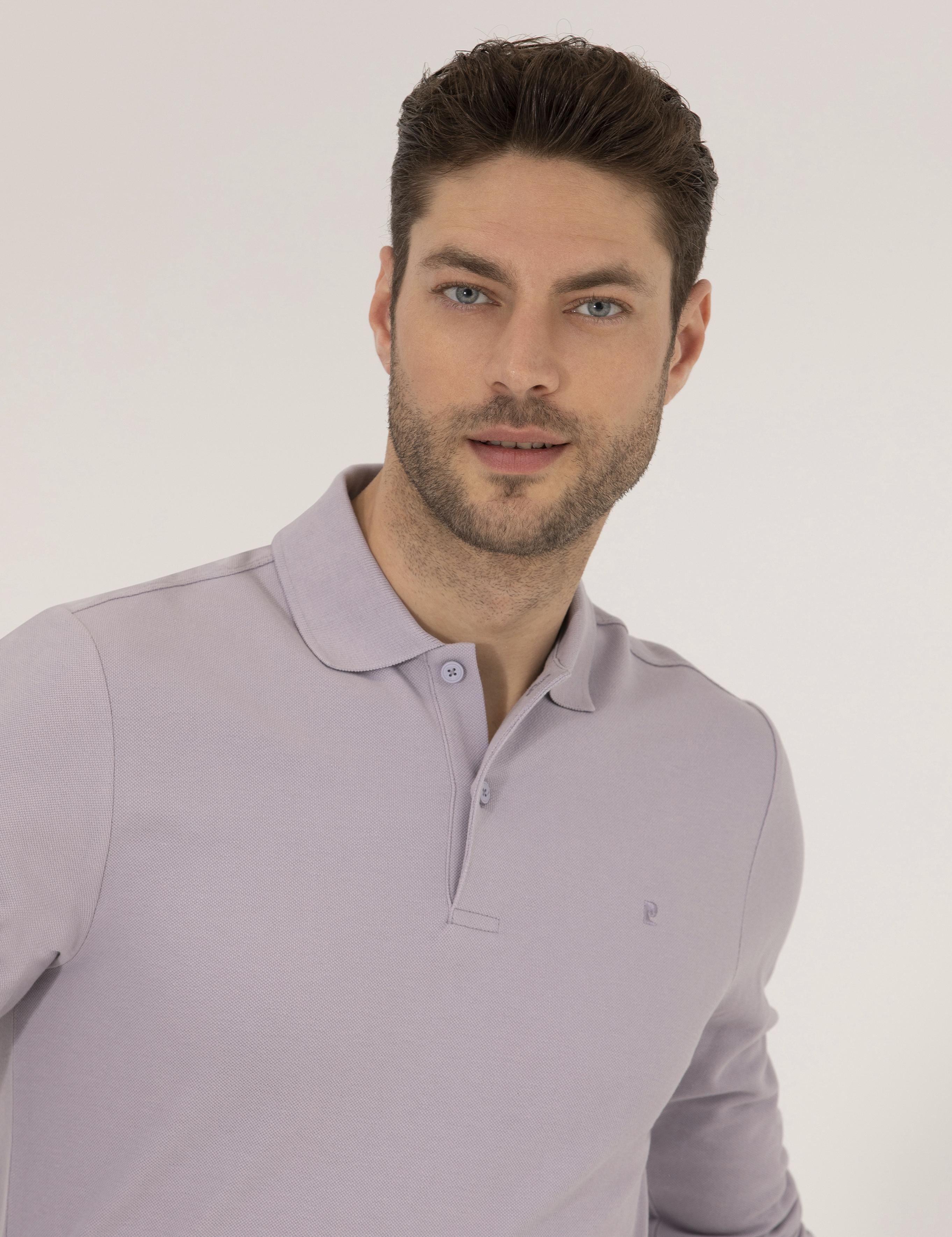 Lila Slim Fit Basic Sweatshirt