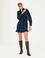 Koyu İndigo Slim Fit Jean Elbise