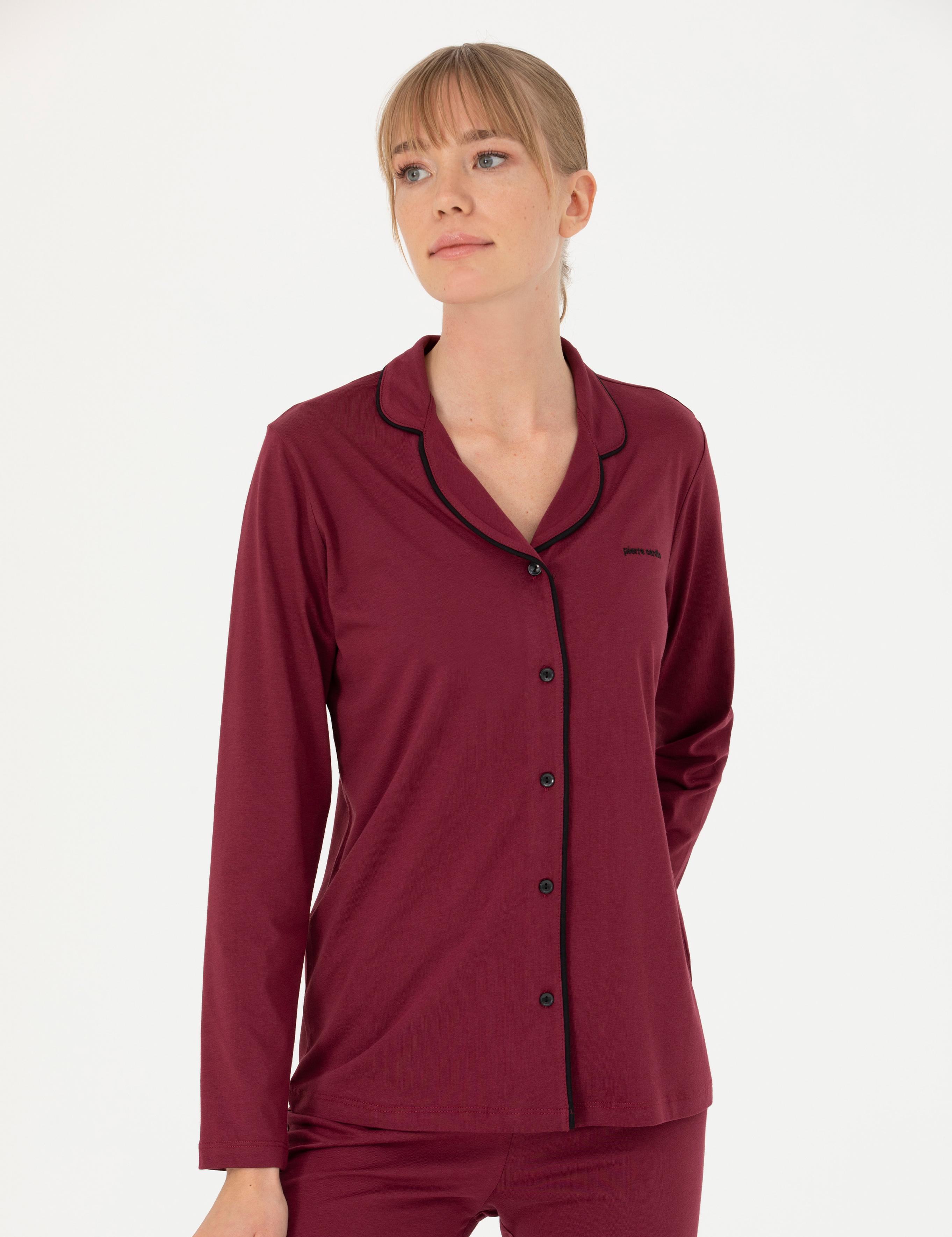 Bordo Pijama Takımı