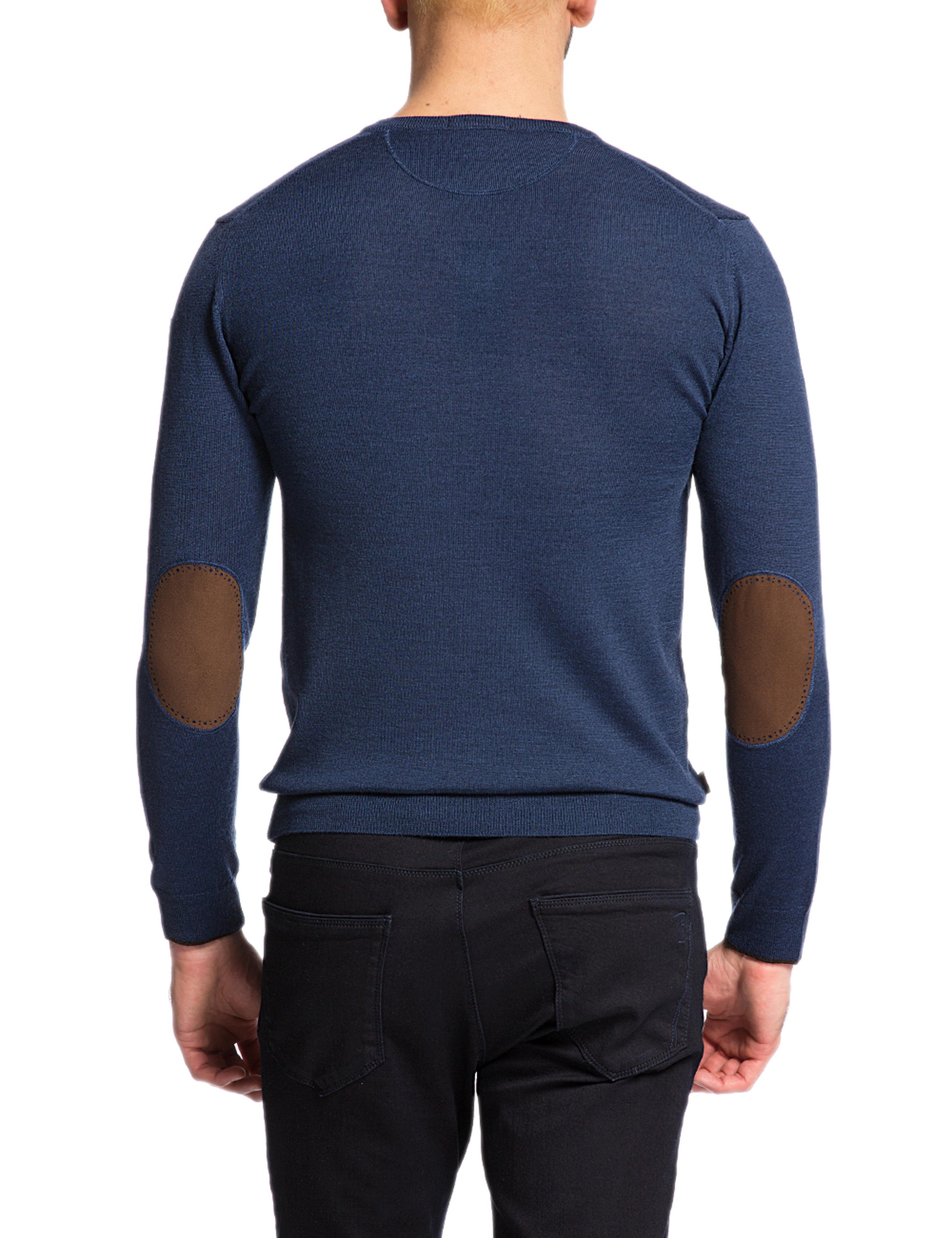 Açık Lacivert Slim Fit Kazak