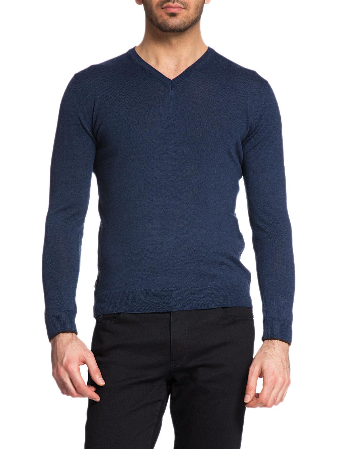 Açık Lacivert Slim Fit Kazak