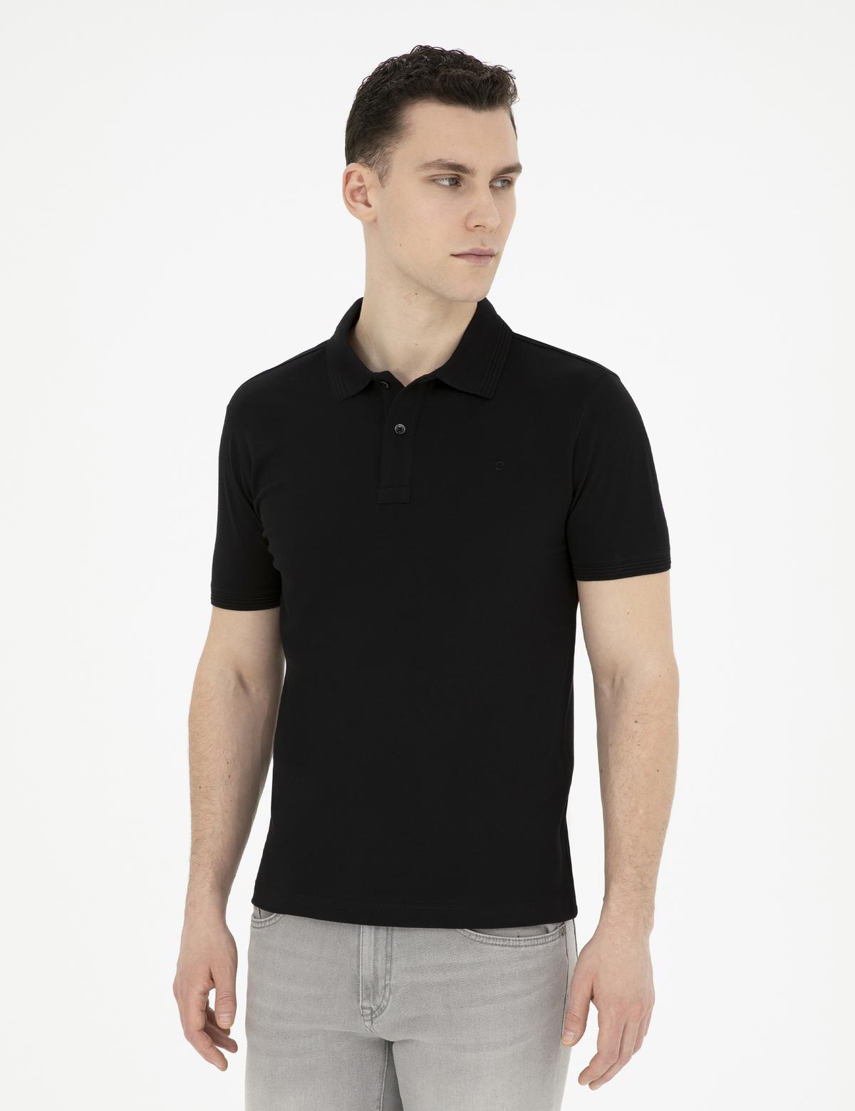 Siyah Slim Fit Basic Tişört