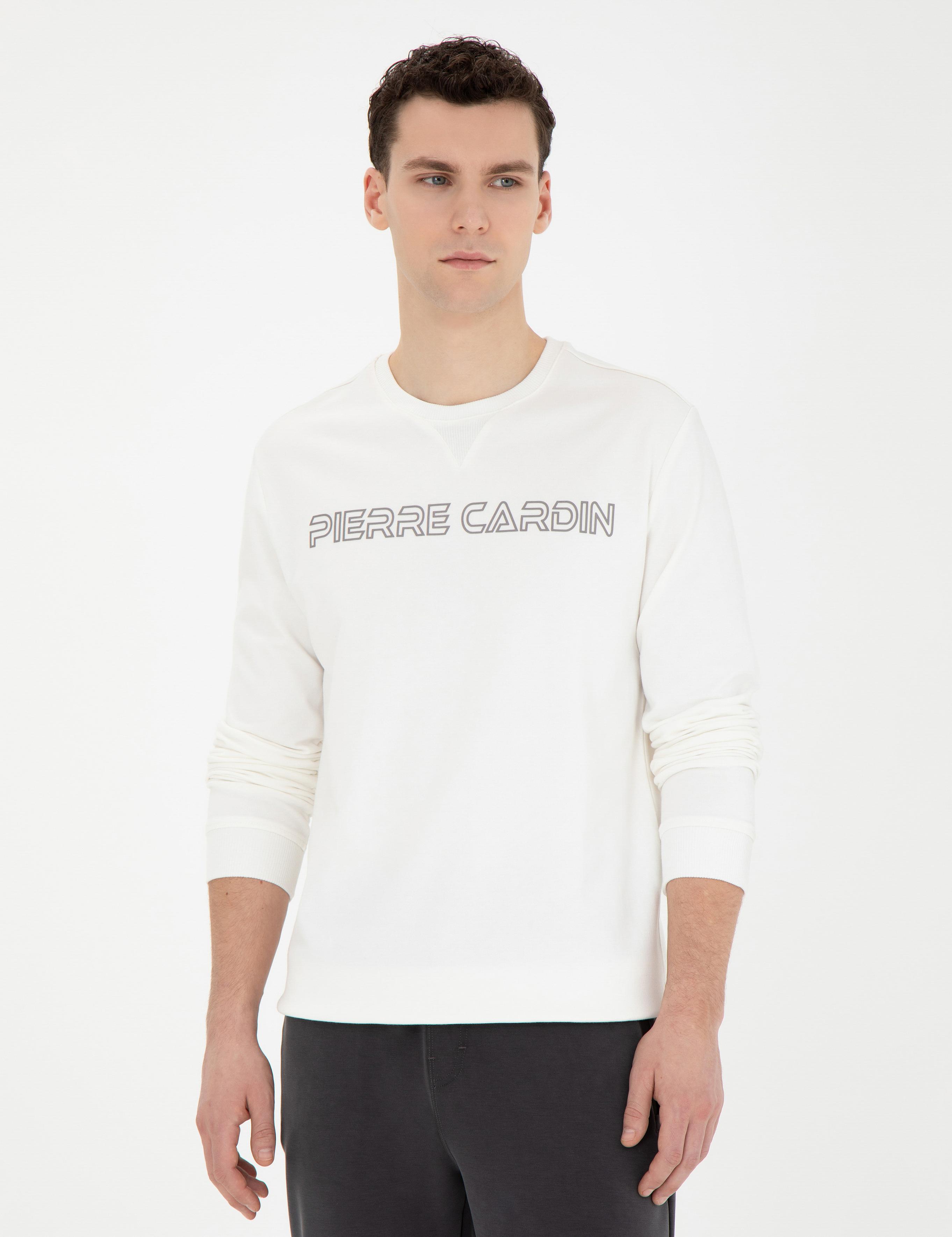 Ekru Regular Fit Sweatshirt