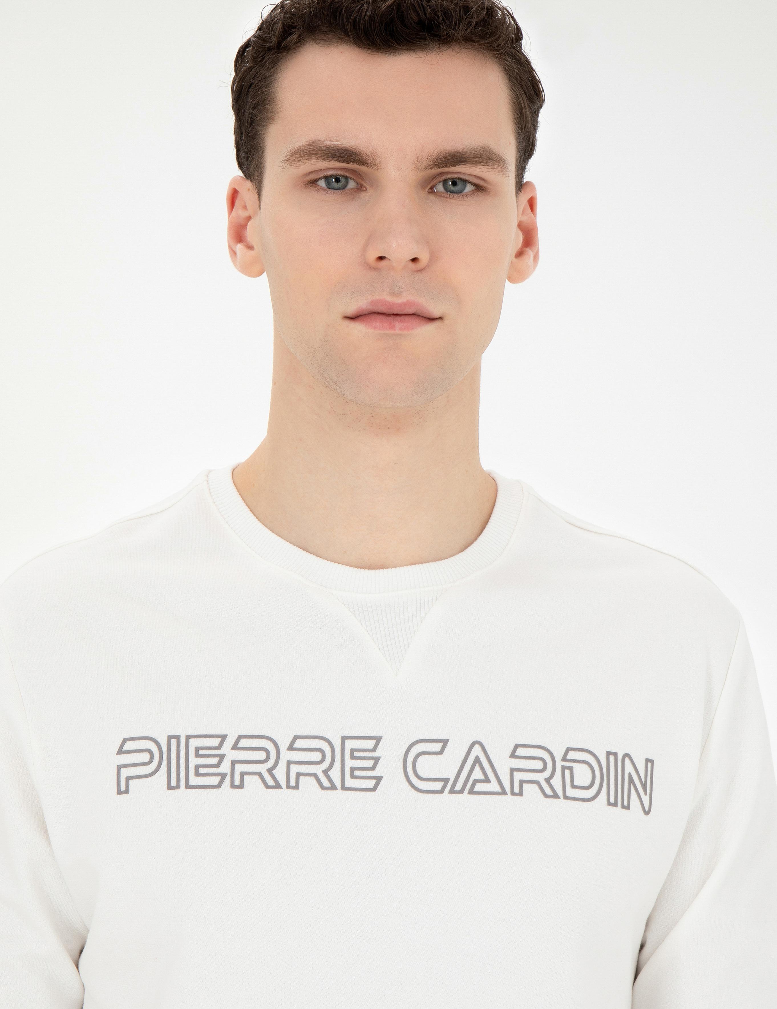 Ekru Regular Fit Sweatshirt