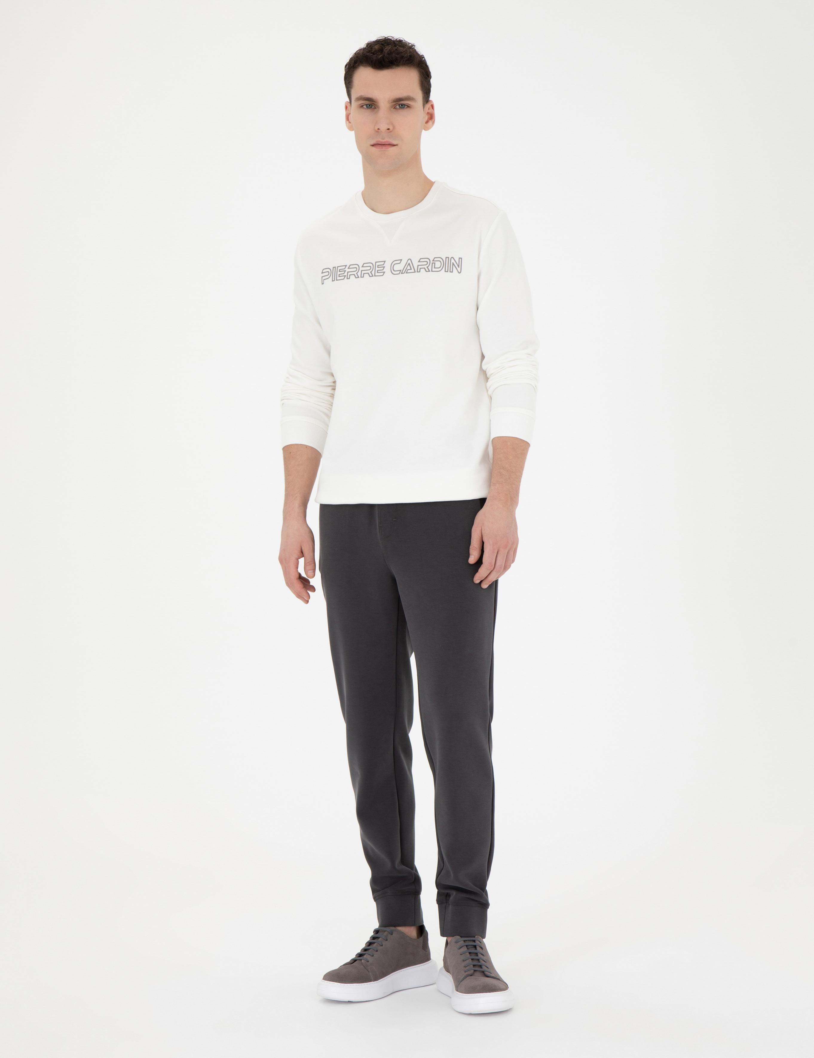 Ekru Regular Fit Sweatshirt