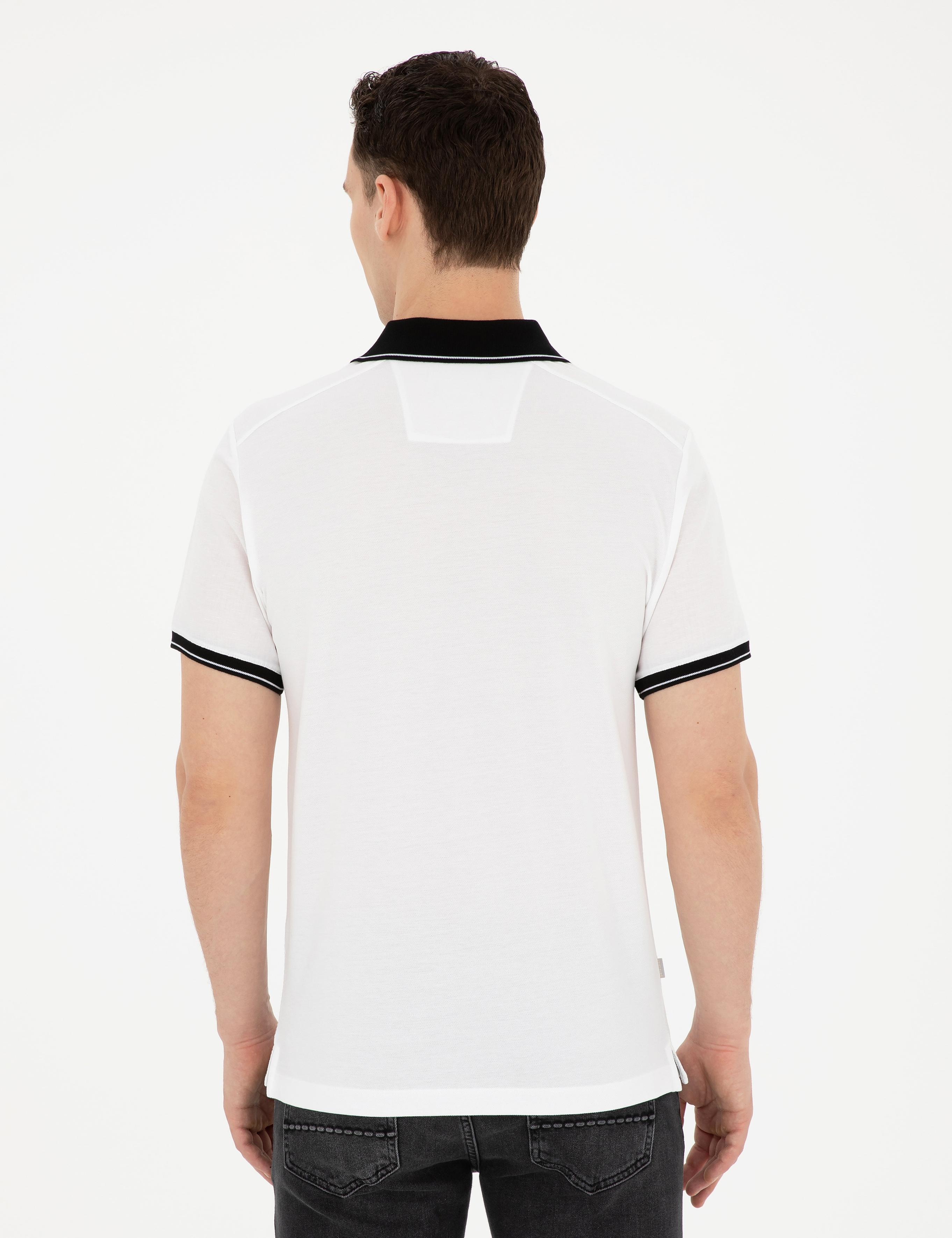 Beyaz Slim Fit Tişört