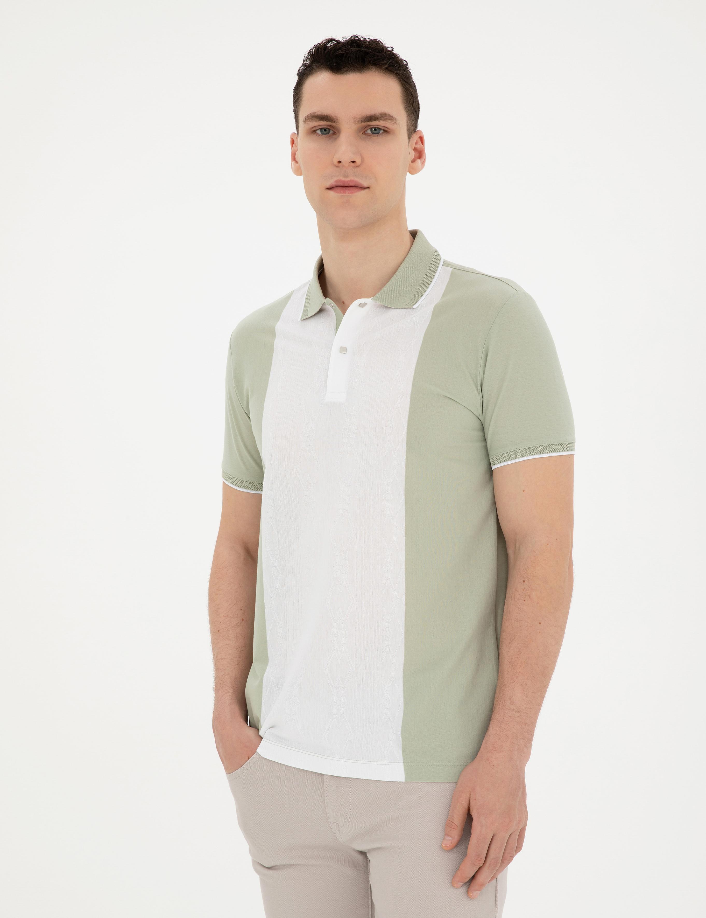Yeşil Slim Fit Tişört