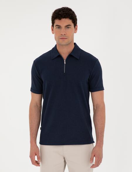 Lacivert Slim Fit Tişört