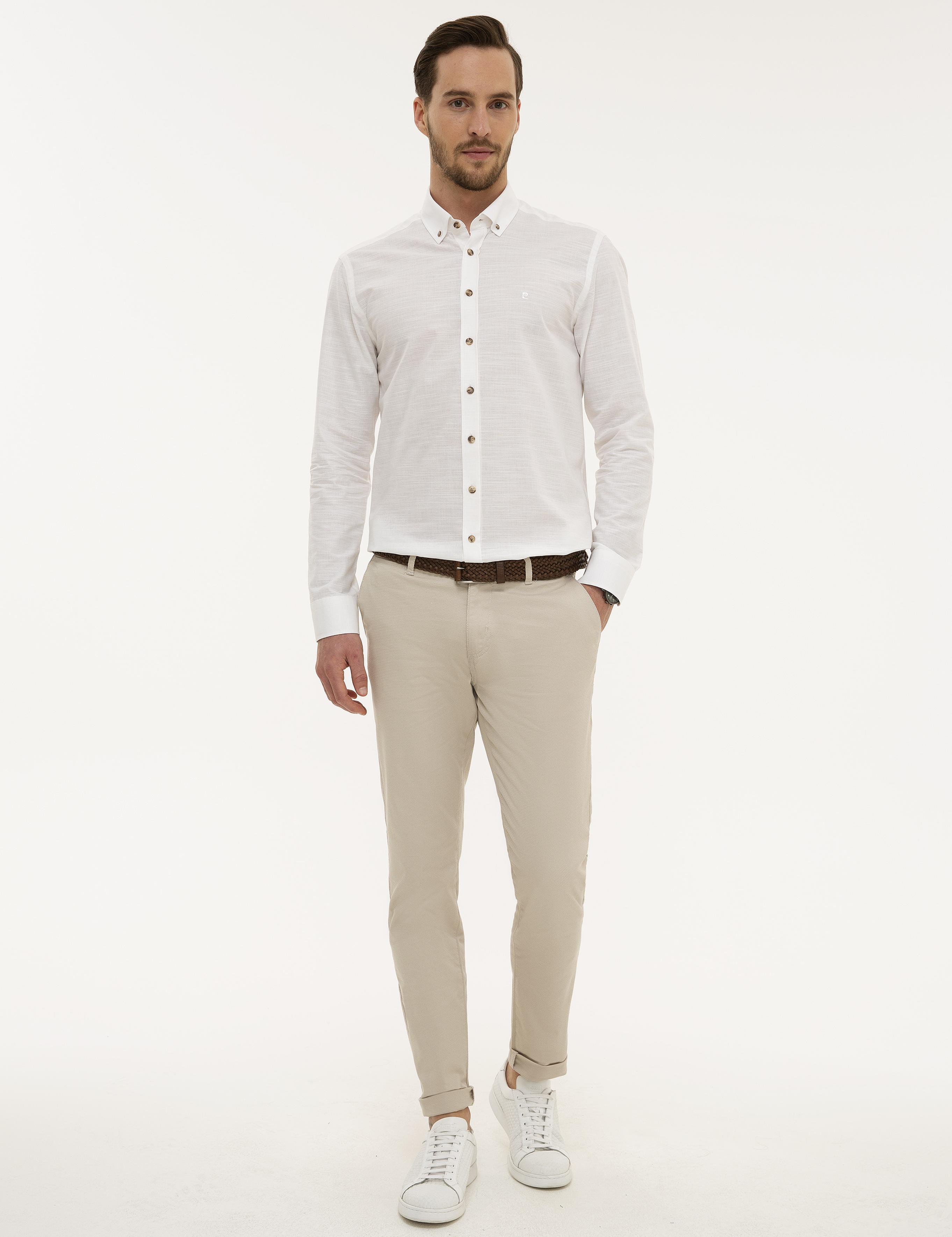 Beyaz Slim Fit Gömlek