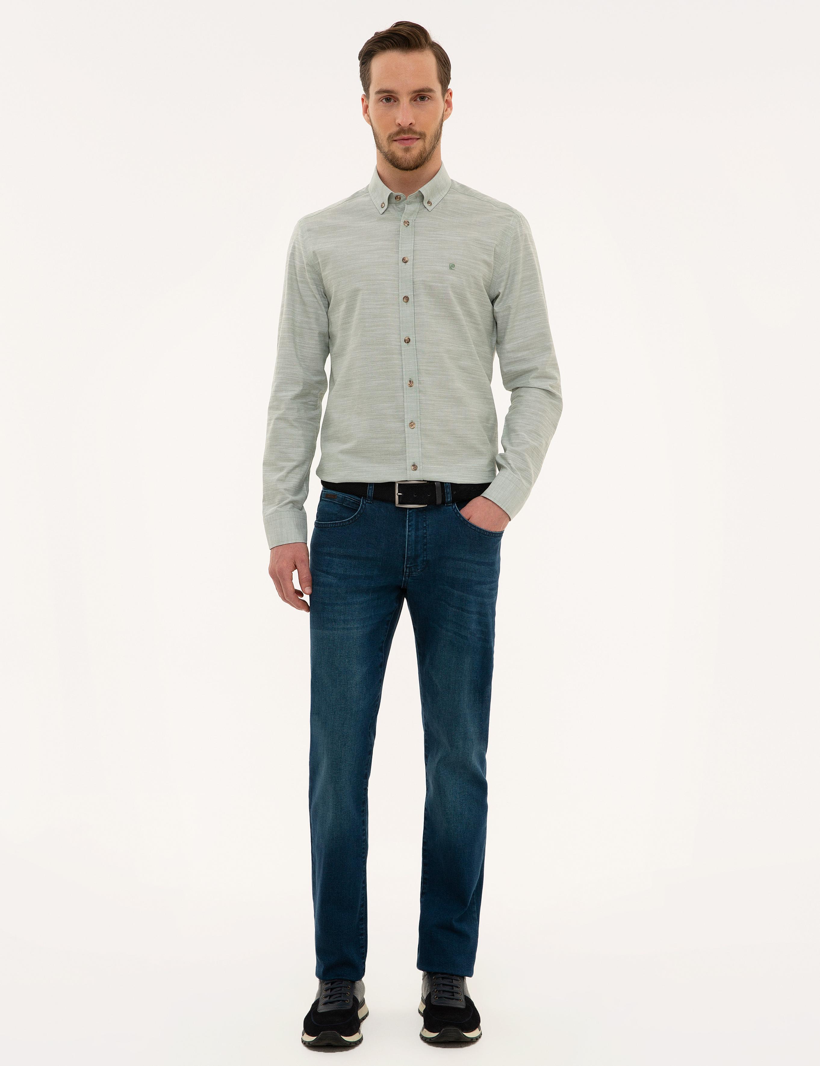 Yeşil Slim Fit Gömlek