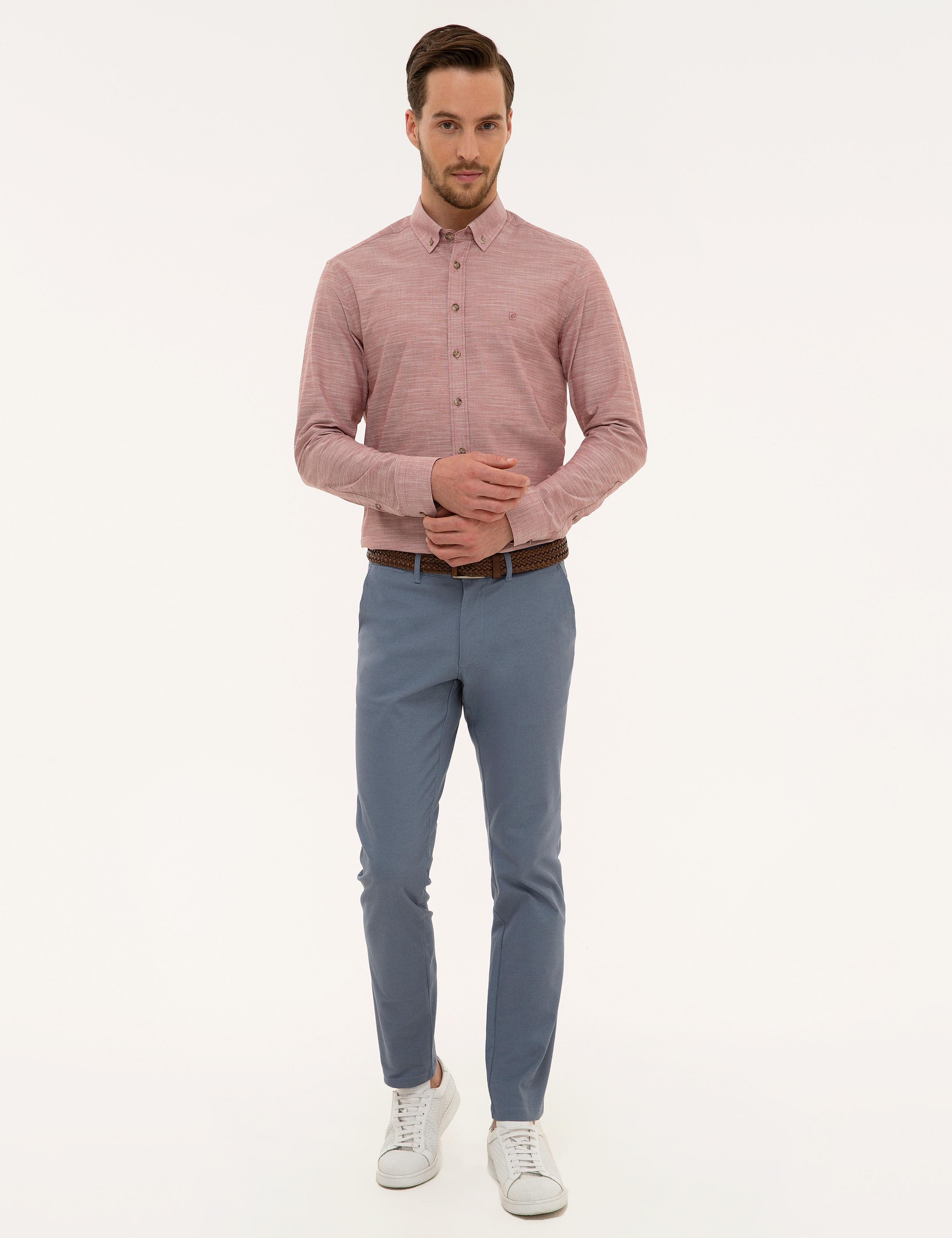 Kiremit Slim Fit Gömlek