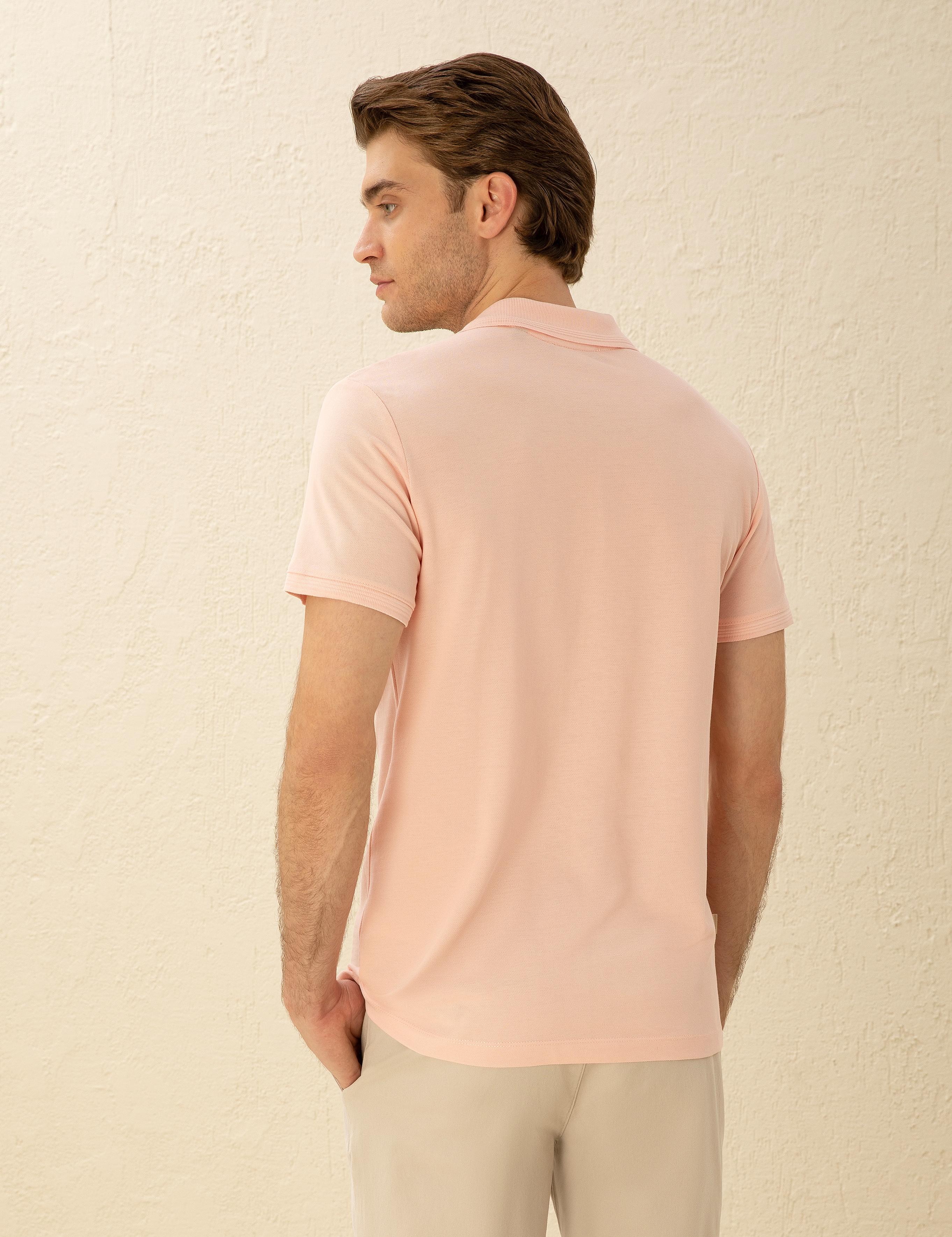 Pudra Slim Fit Basic Tişört