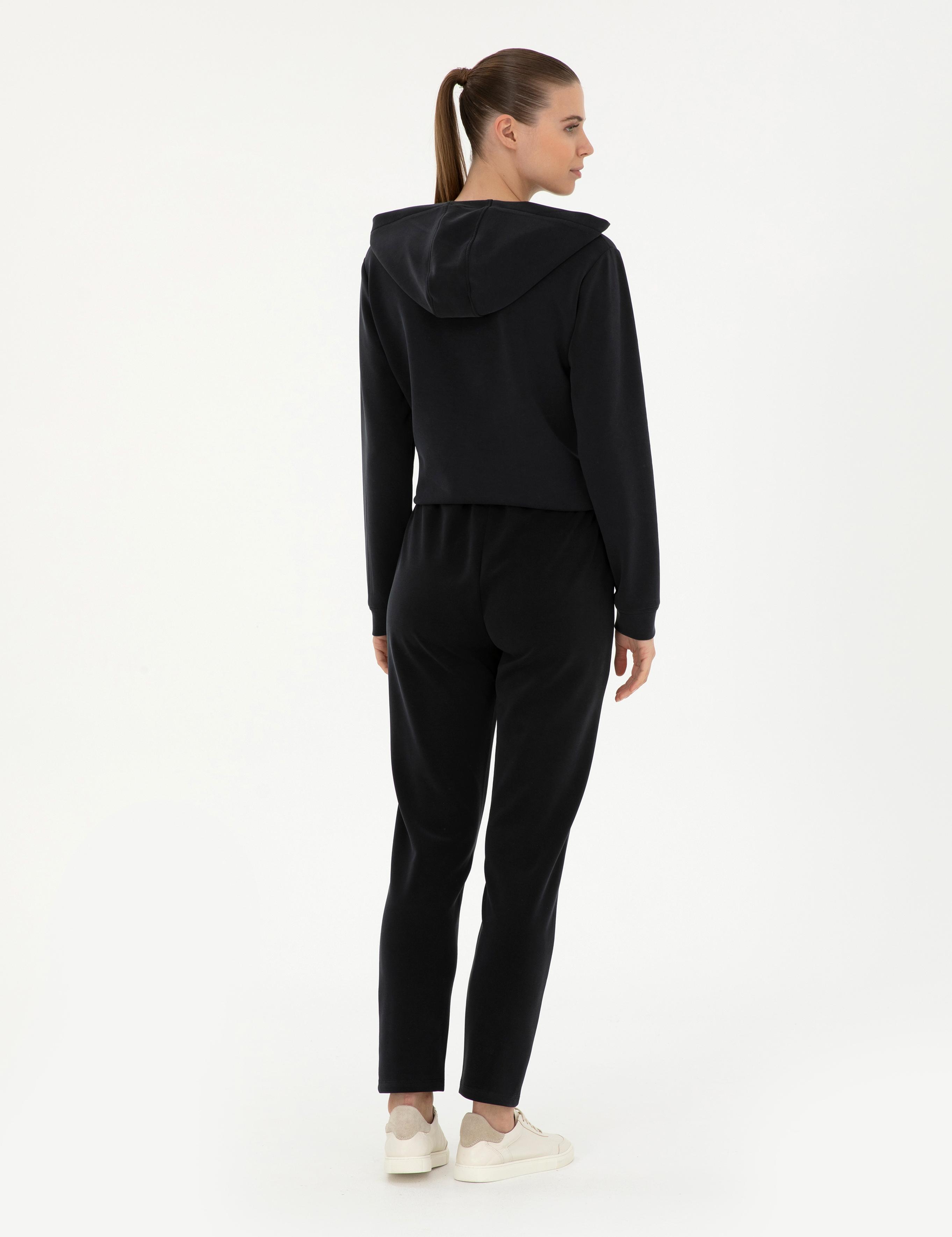 Siyah Regular Fit Eşofman Altı