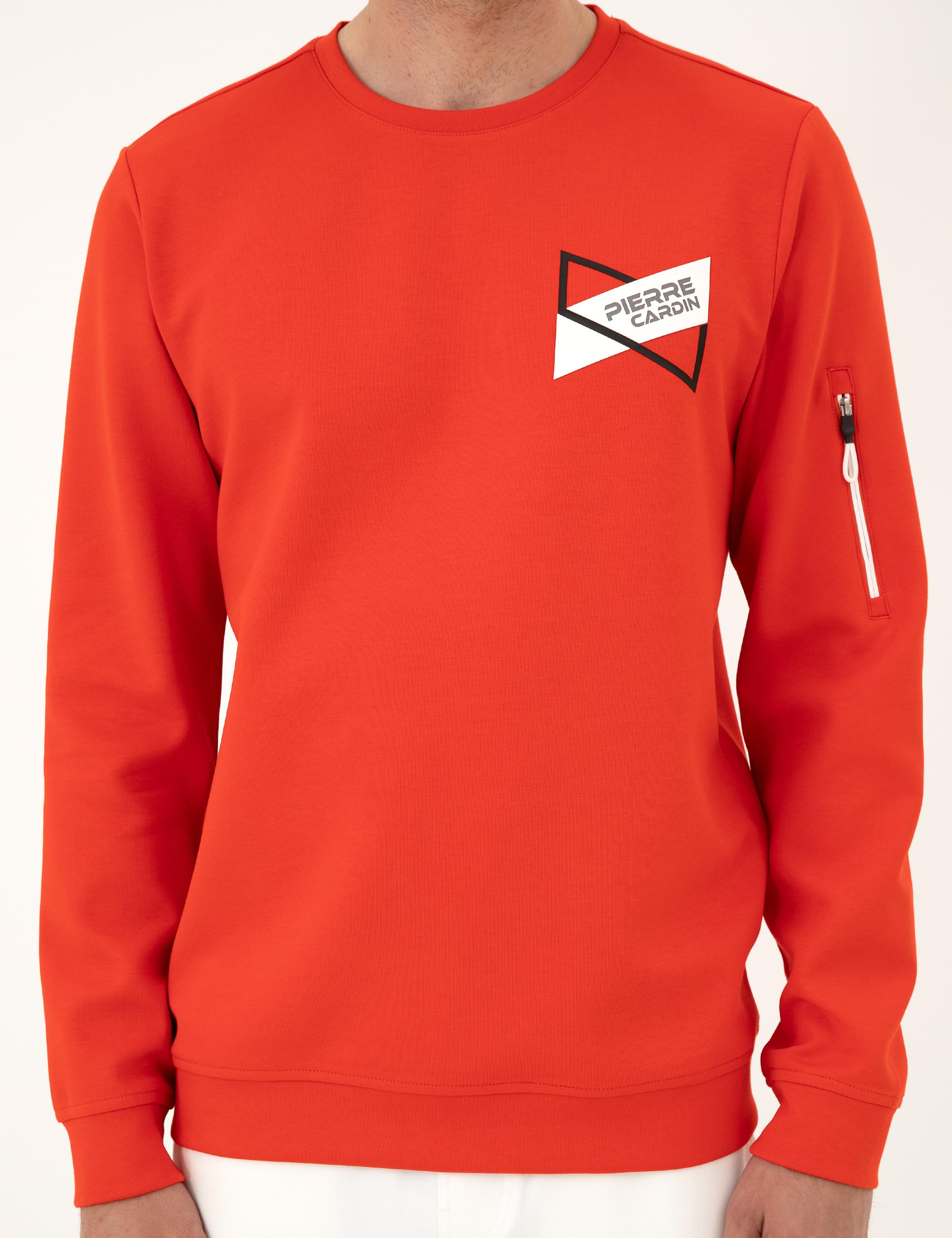 Kırmızı Regular Fit Sweatshirt