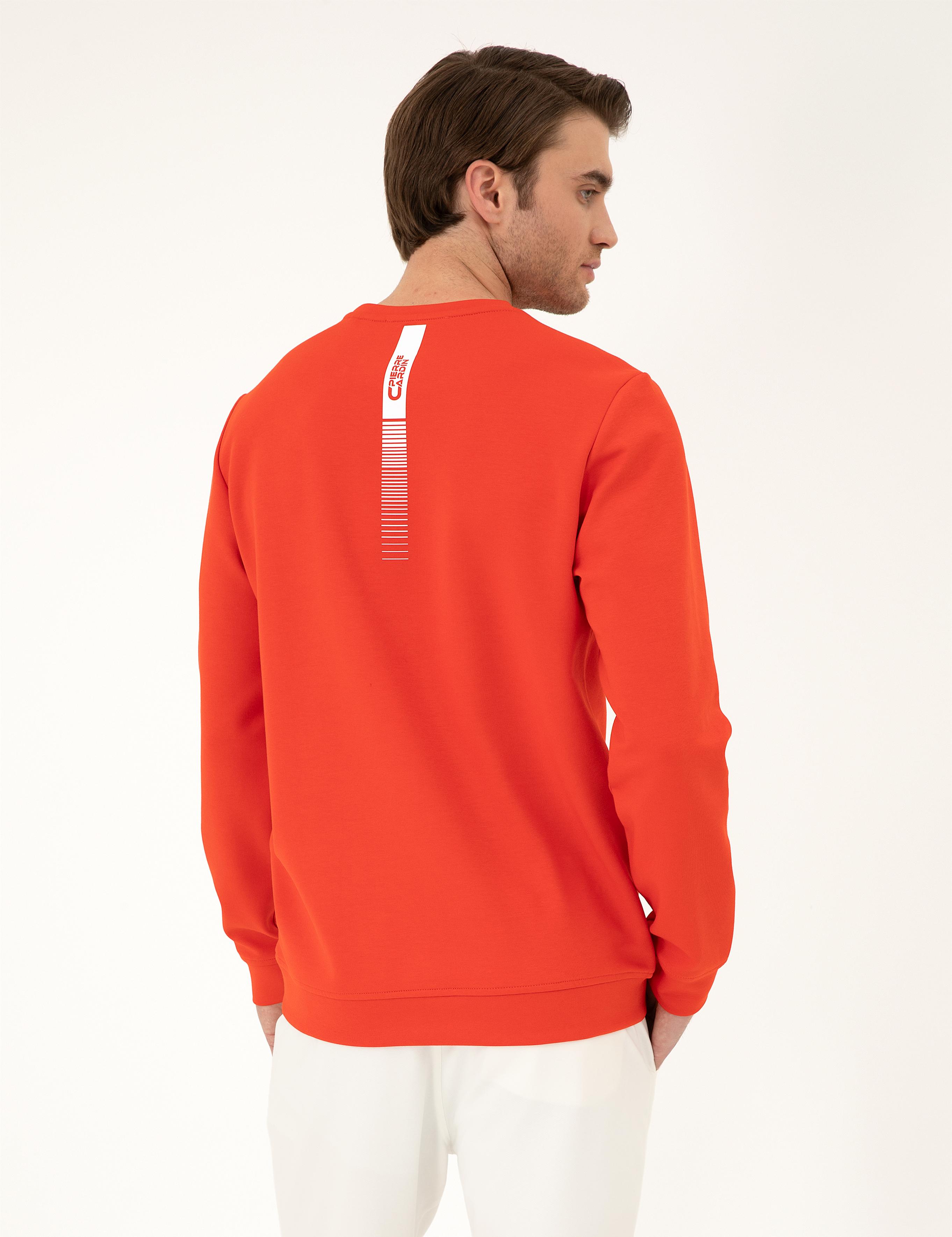 Kırmızı Regular Fit Sweatshirt