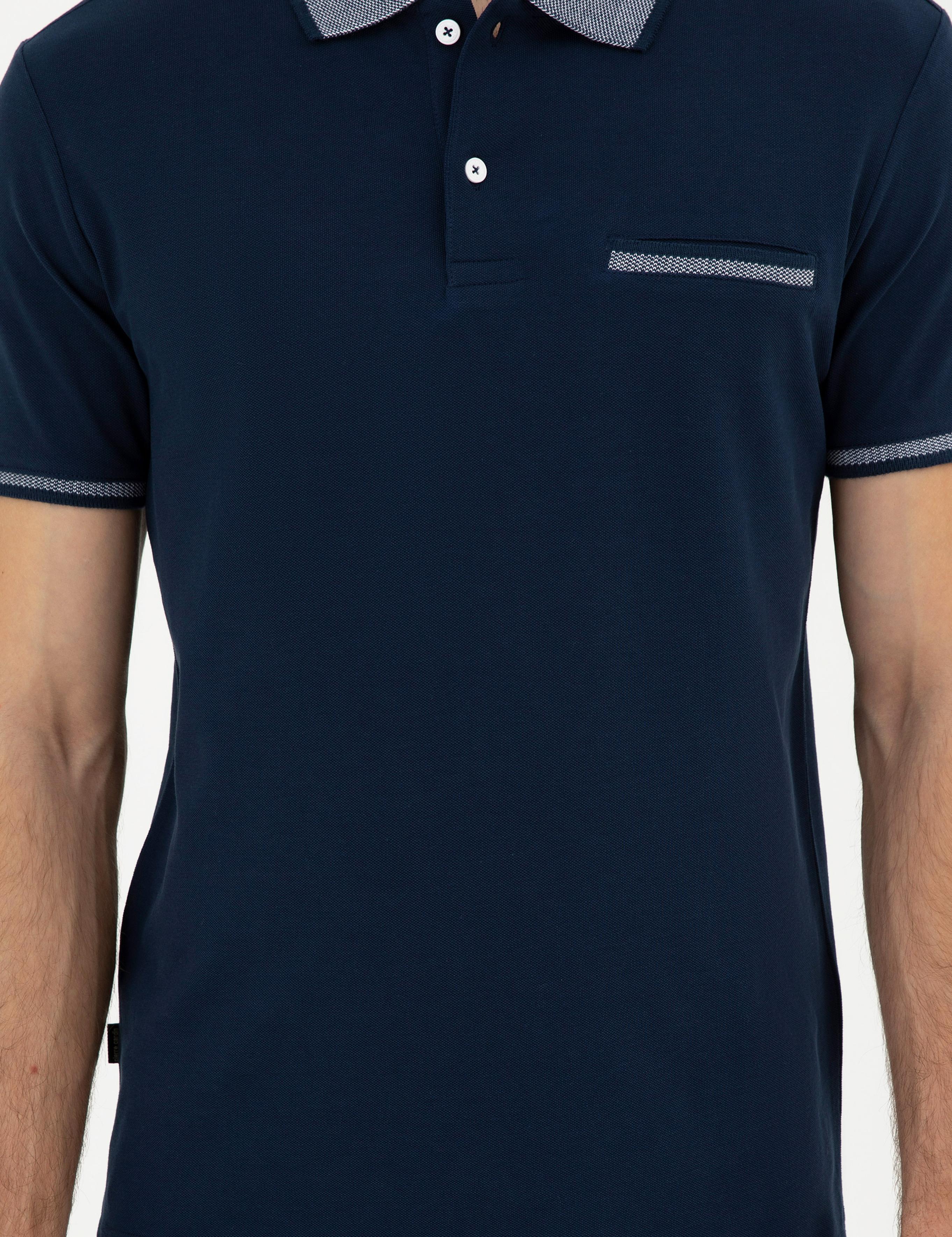 Lacivert Slim Fit Tişört