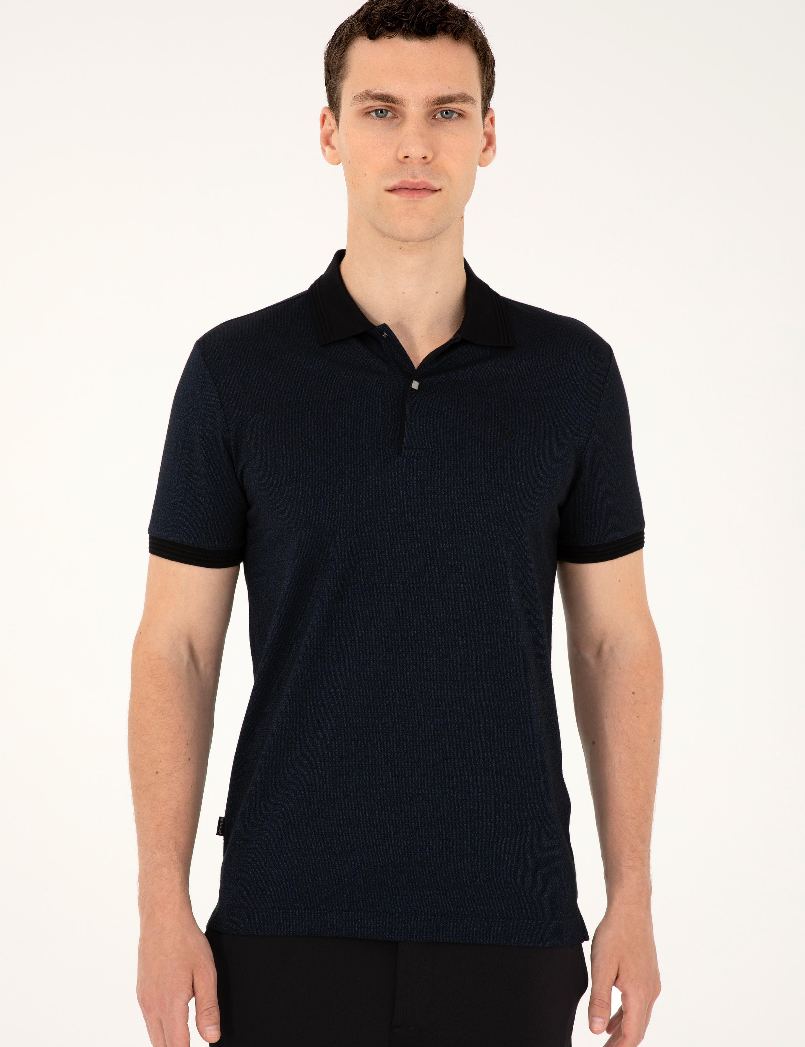 Lacivert Slim Fit Tişört