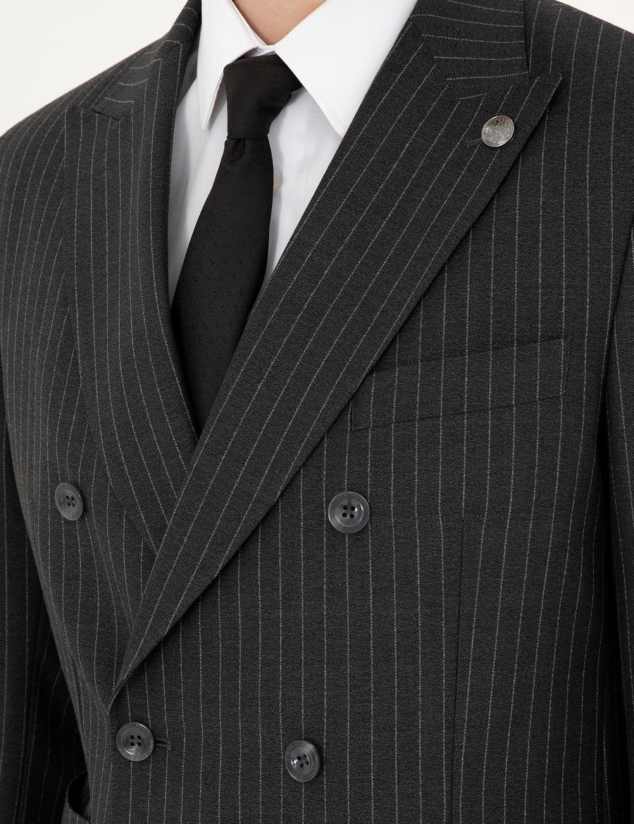 Füme Ex. Slim Fit Takım Elbise_6