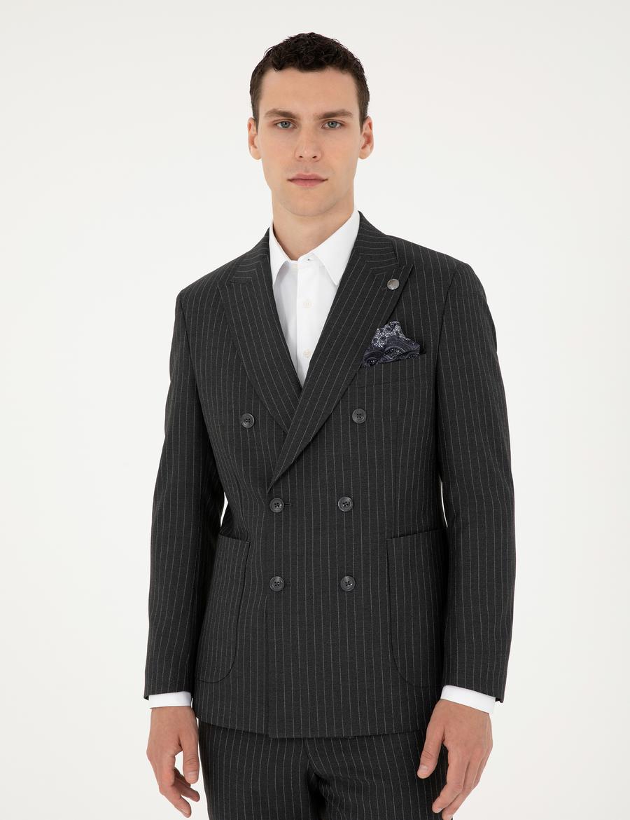 Füme Ex. Slim Fit Takım Elbise_2