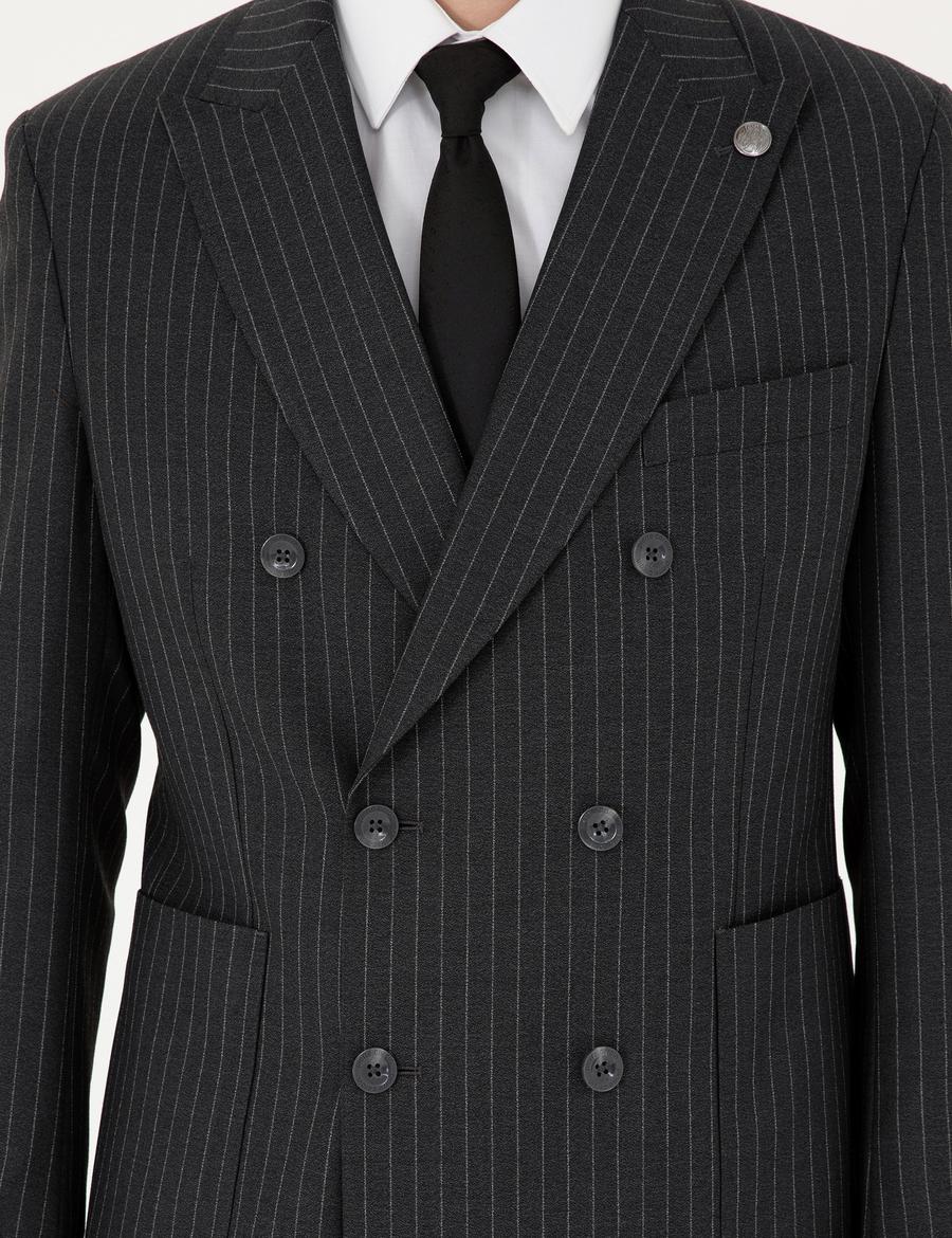 Füme Ex. Slim Fit Takım Elbise_5
