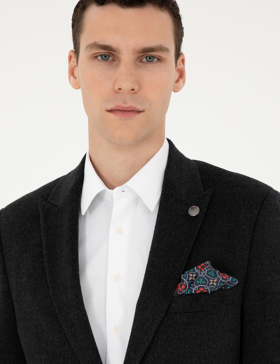 Antrasit Slim Fit Ceket_1