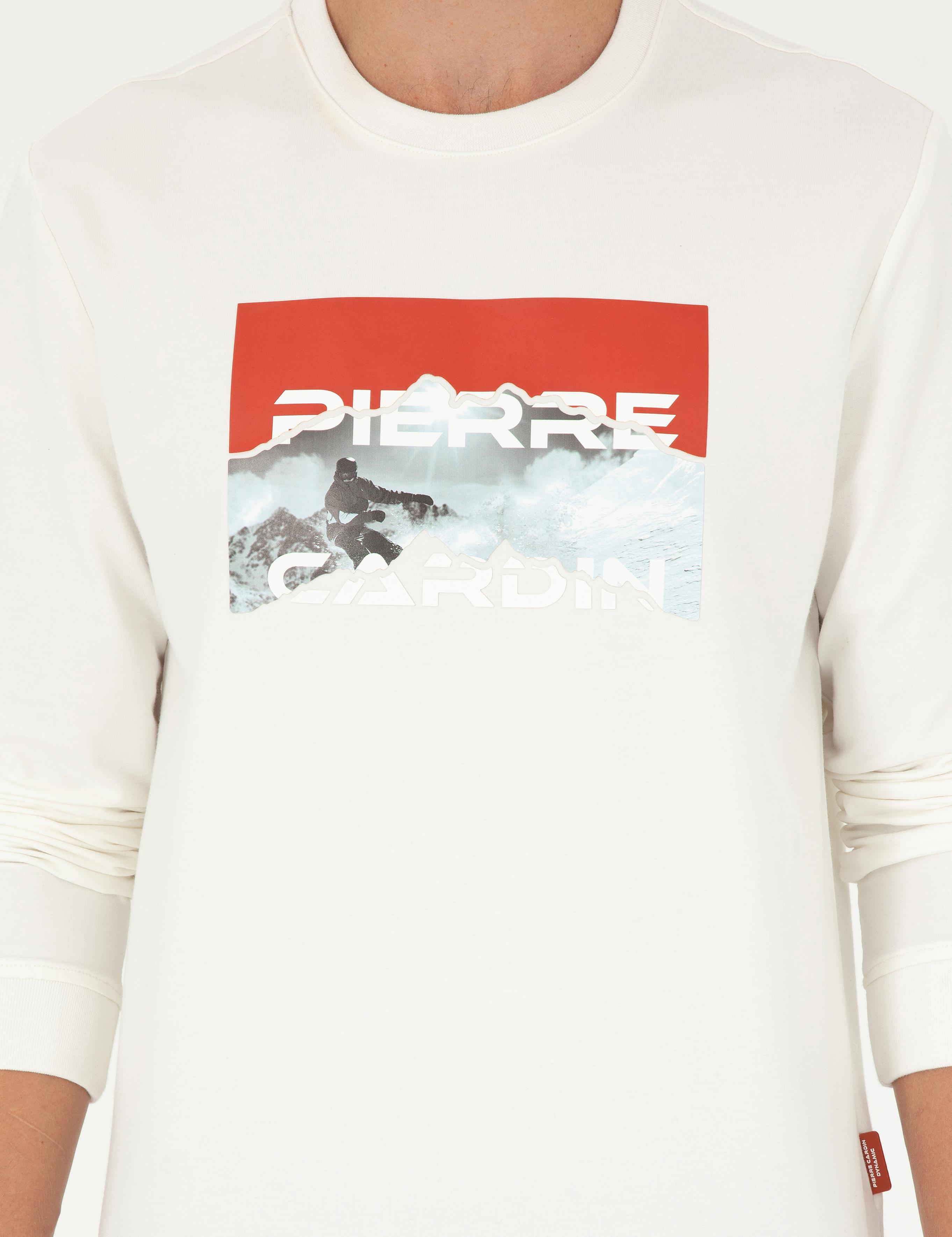 Ekru Regular Fit Sweatshirt