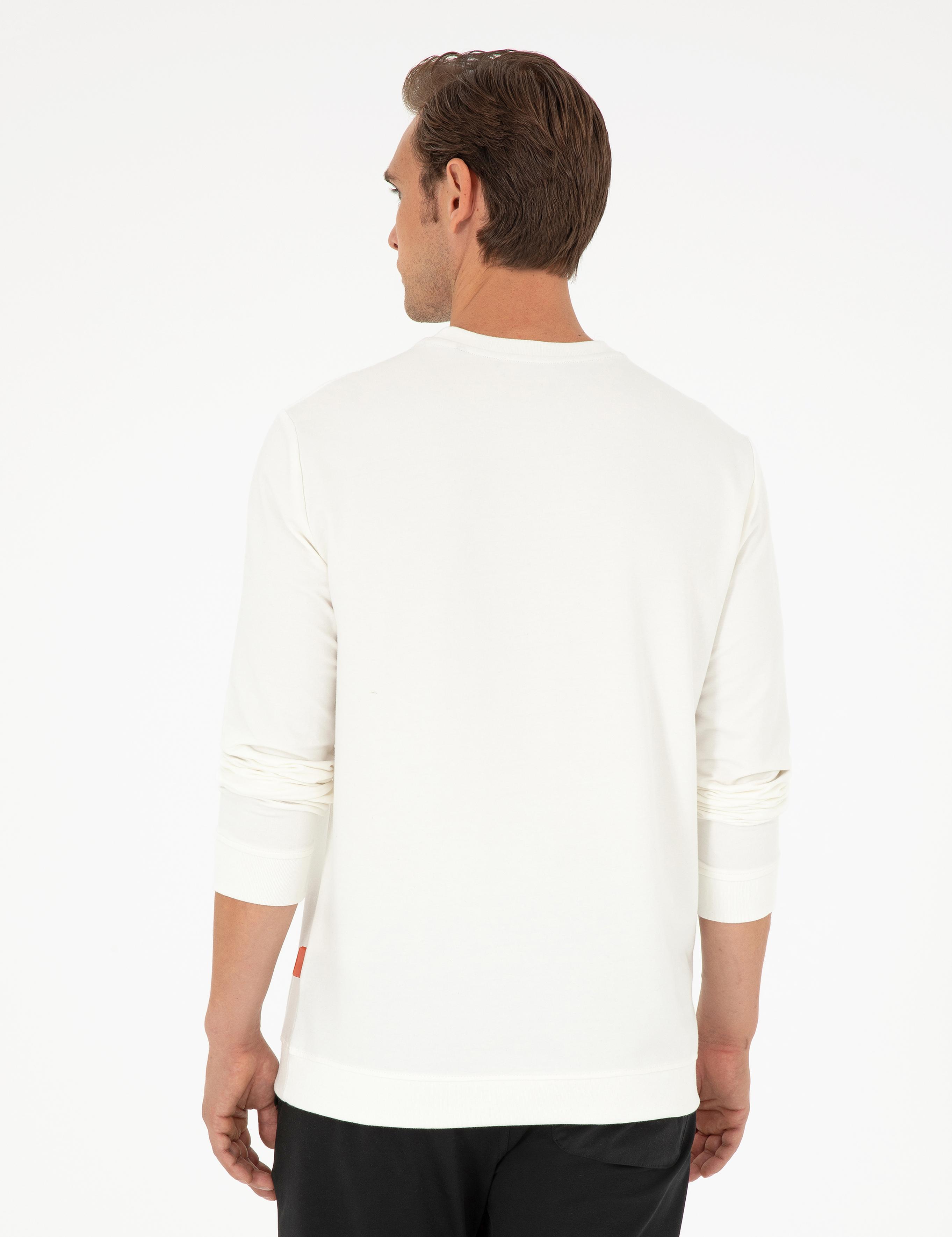 Ekru Regular Fit Sweatshirt