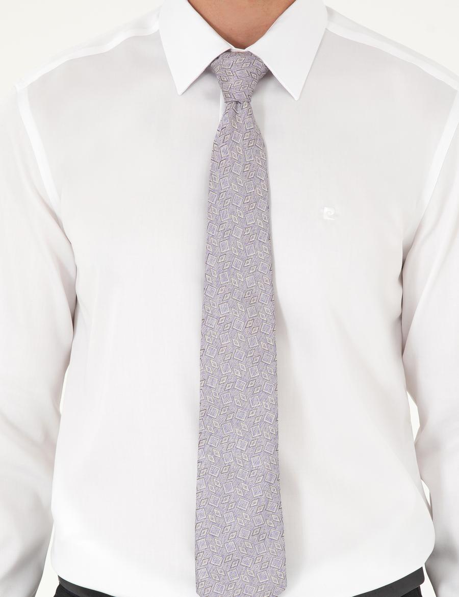 Beyaz Slim Fit Uzun Kollu Basic Gömlek_5