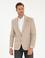 Bej Slim Fit Ceket