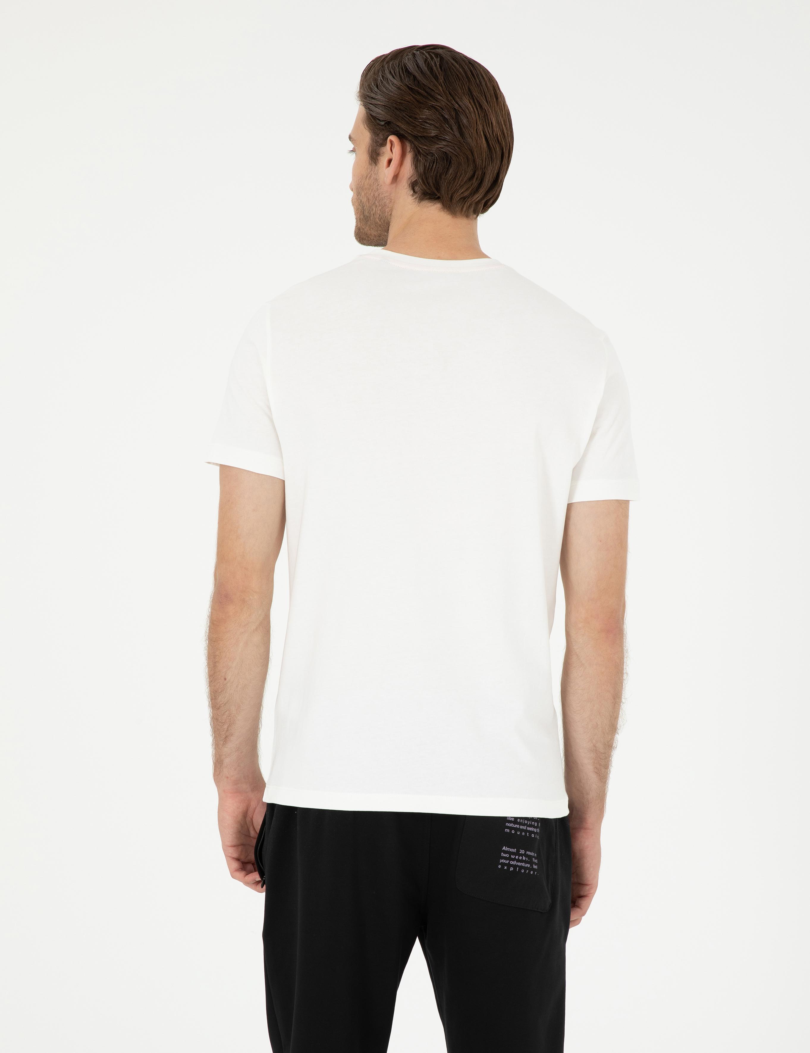 Beyaz Slim Fit Tişört