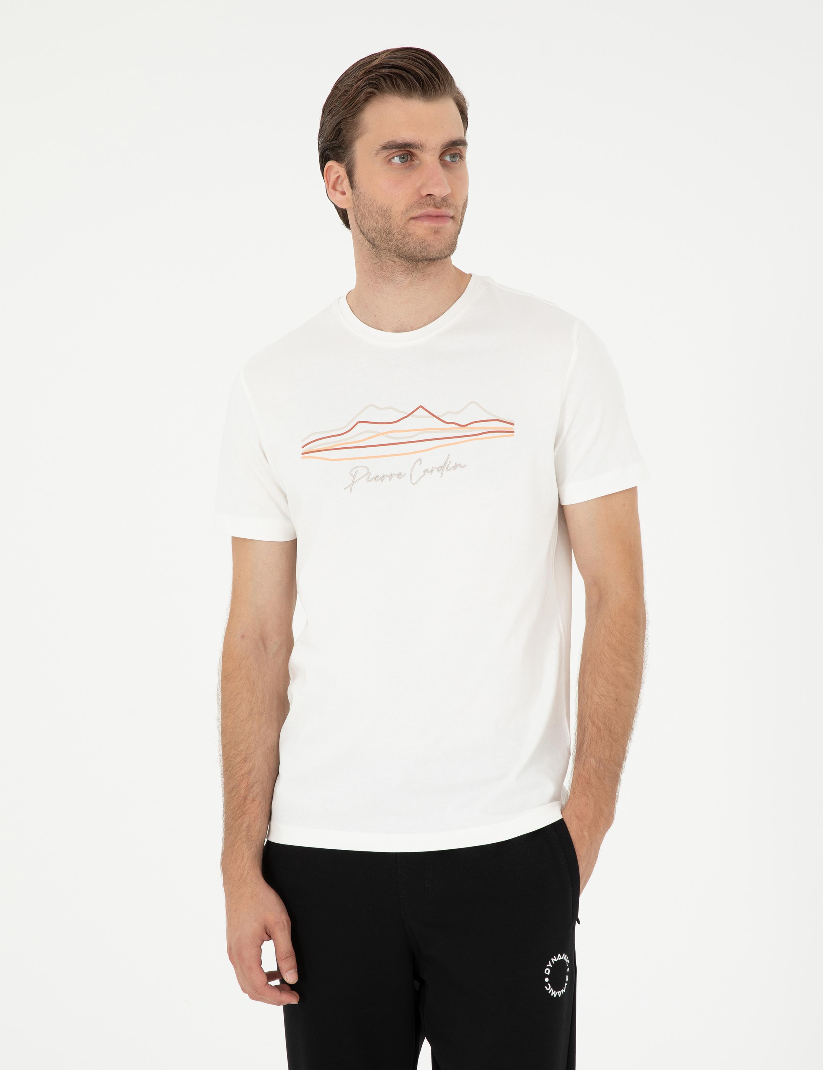 Beyaz Slim Fit Tişört