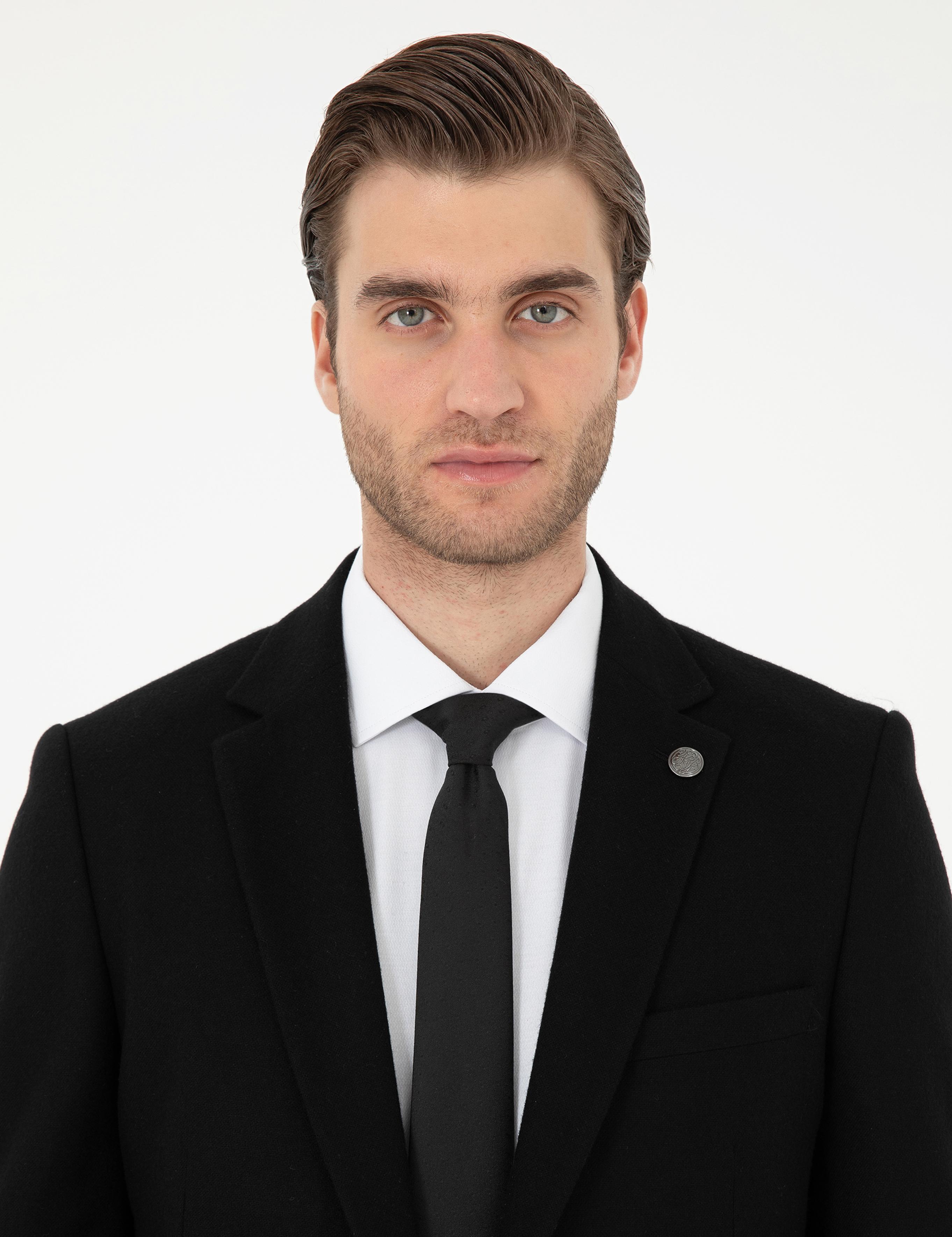 Siyah Ex. Slim Fit Ceket