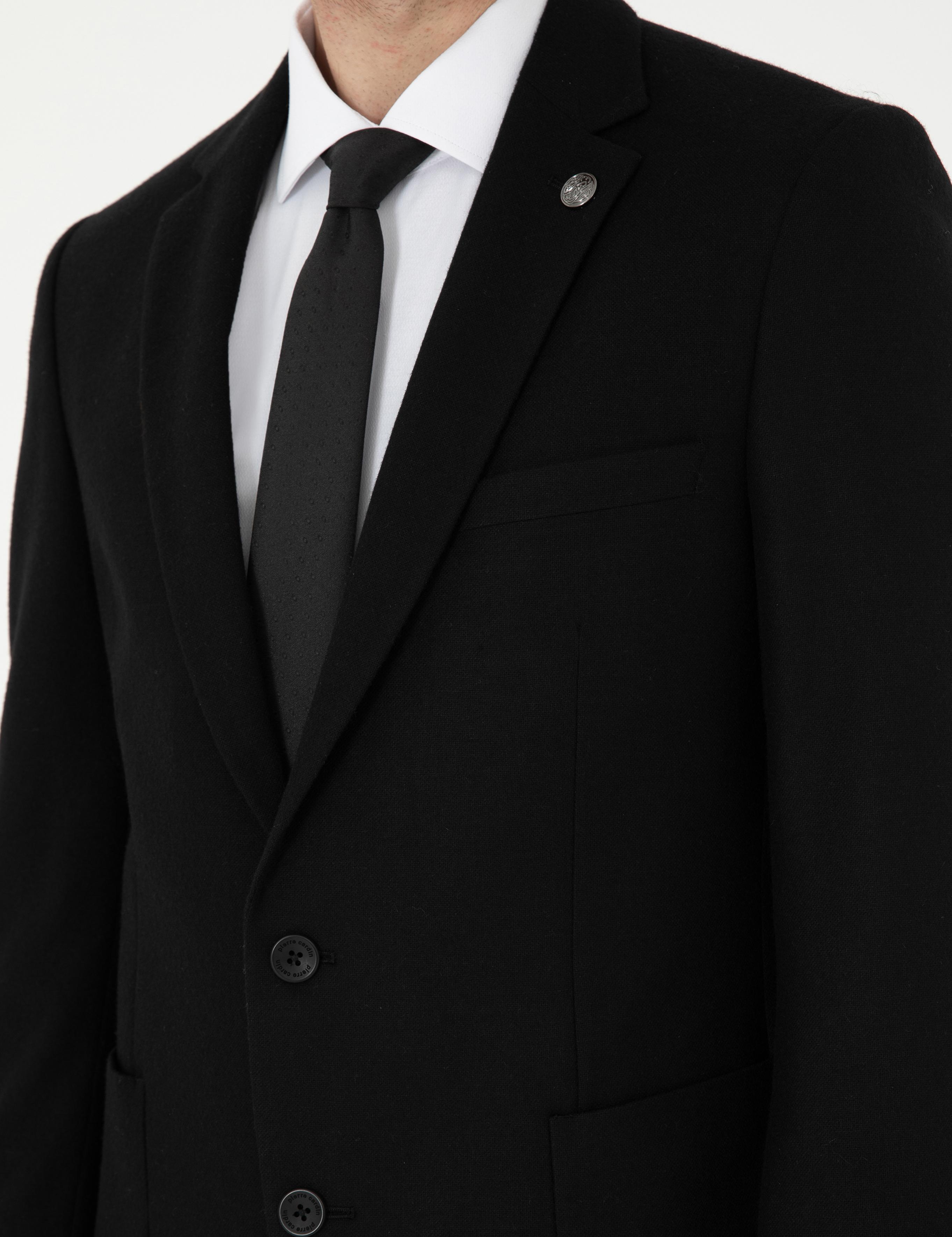 Siyah Ex. Slim Fit Ceket