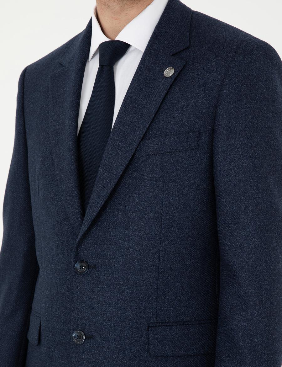 Lacivert Slim Fit Ceket_6