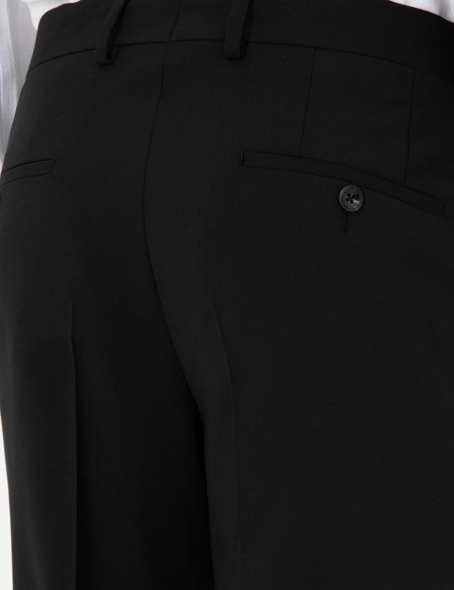 Siyah Slim Fit Kumaş Pantolon_5