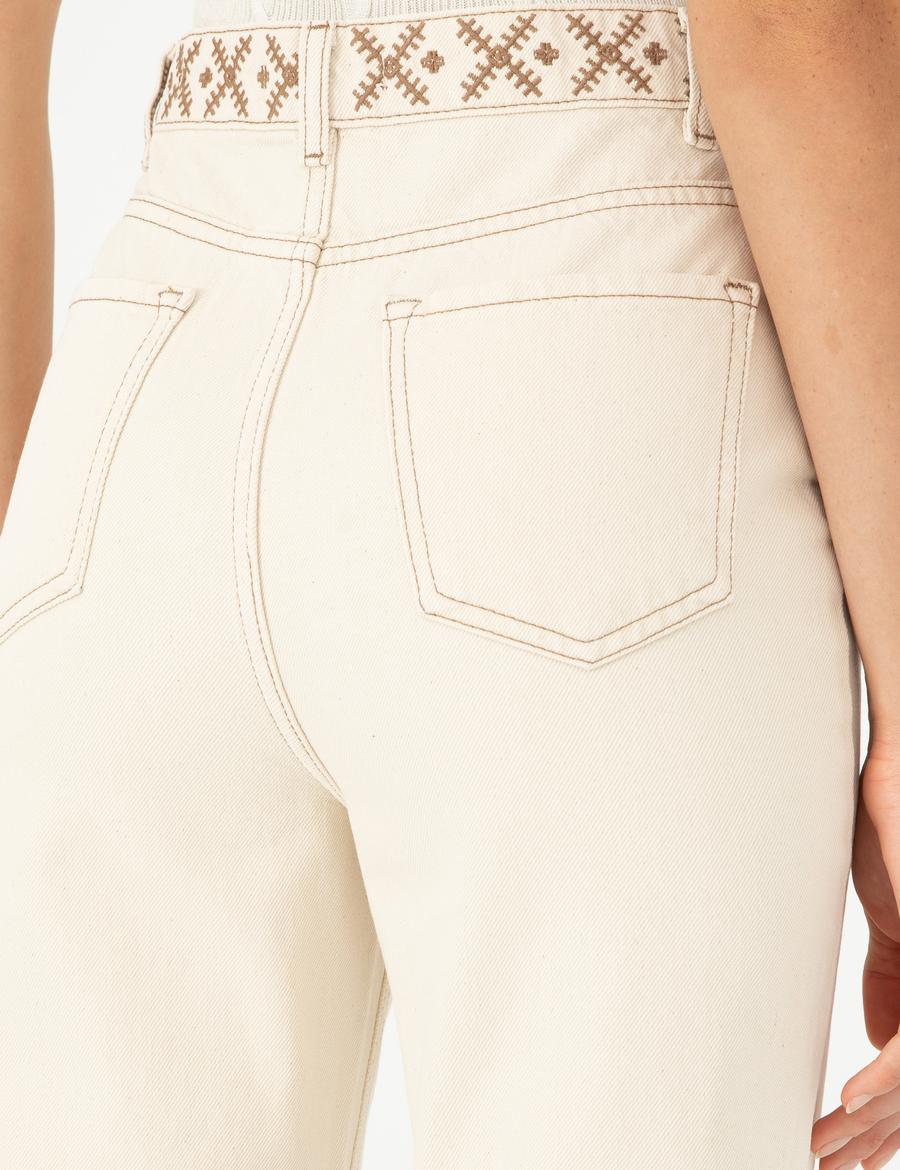 Ekru Jean Pantolon_5