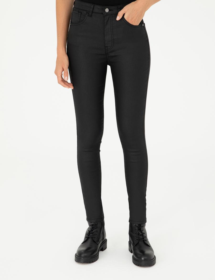 Siyah Skinny Fit Jean Pantolon_1