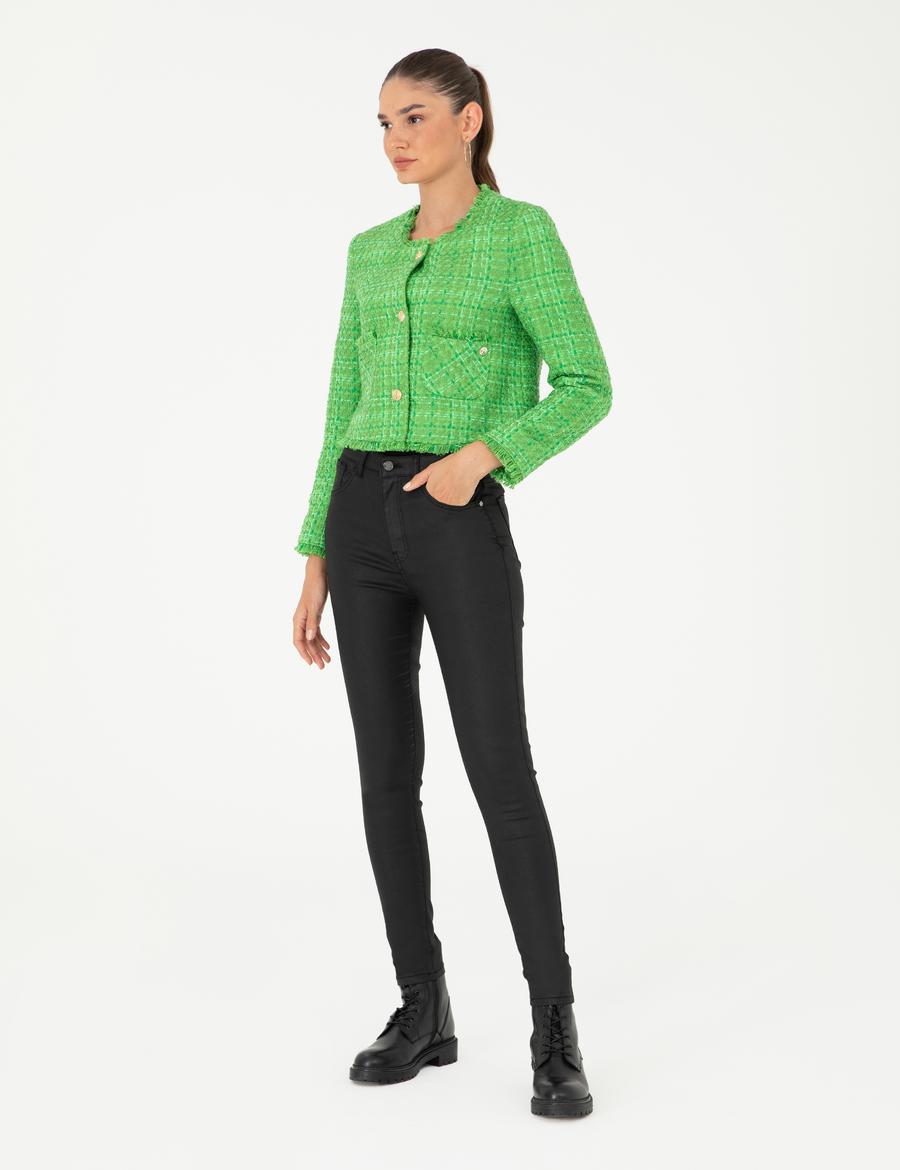 Siyah Skinny Fit Jean Pantolon_2
