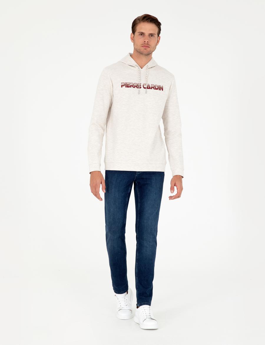 Bej Regular Fit Sweatshirt_3